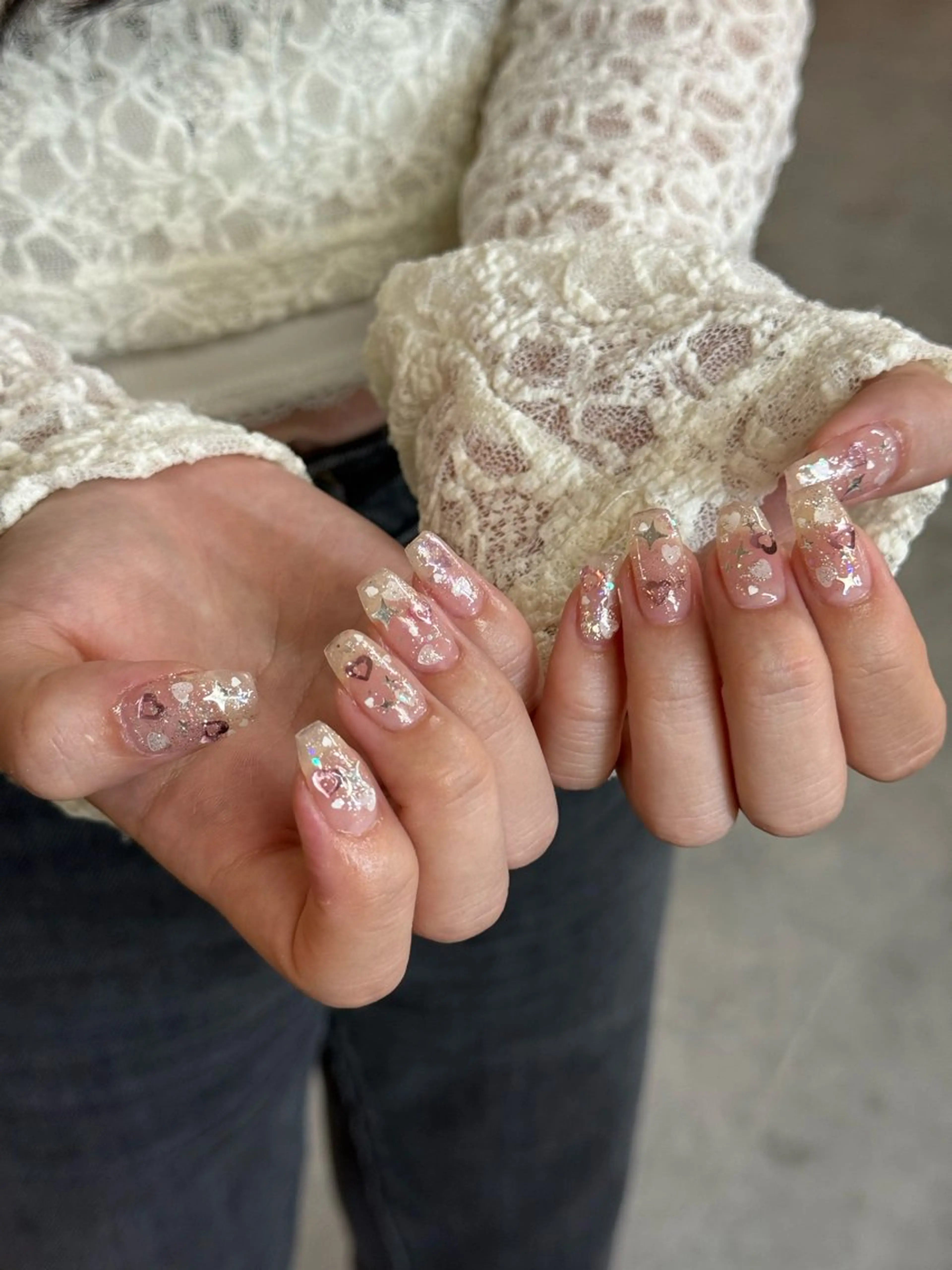 ネイル フラッシュネイル ネイルサロンエーナイン本店所属・エーナイン本店 ❄️yukinaのネイルデザイン