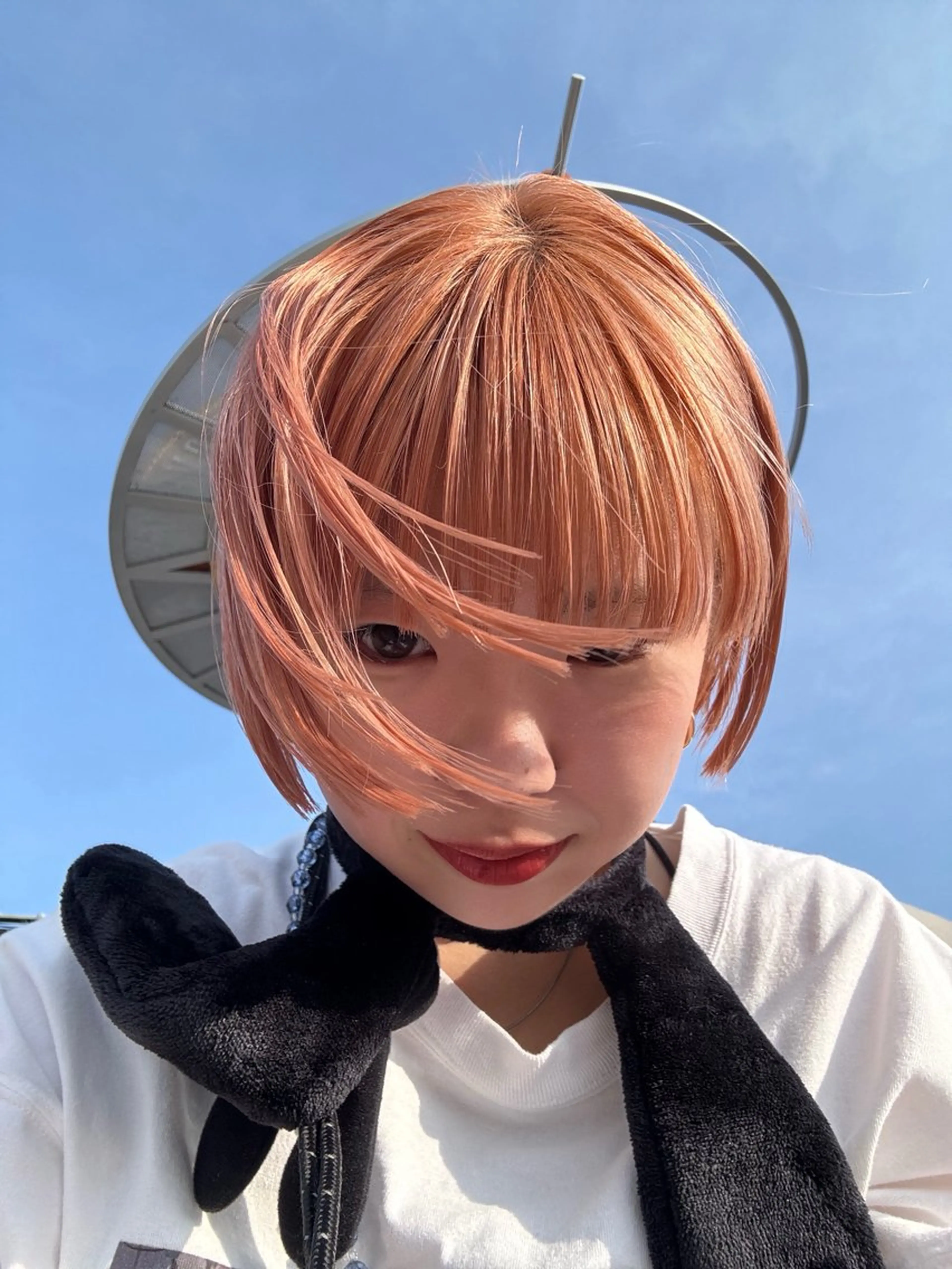 カラー ダブルカラー/暖色/ オレンジ🍊ゆーなのヘアスタイル