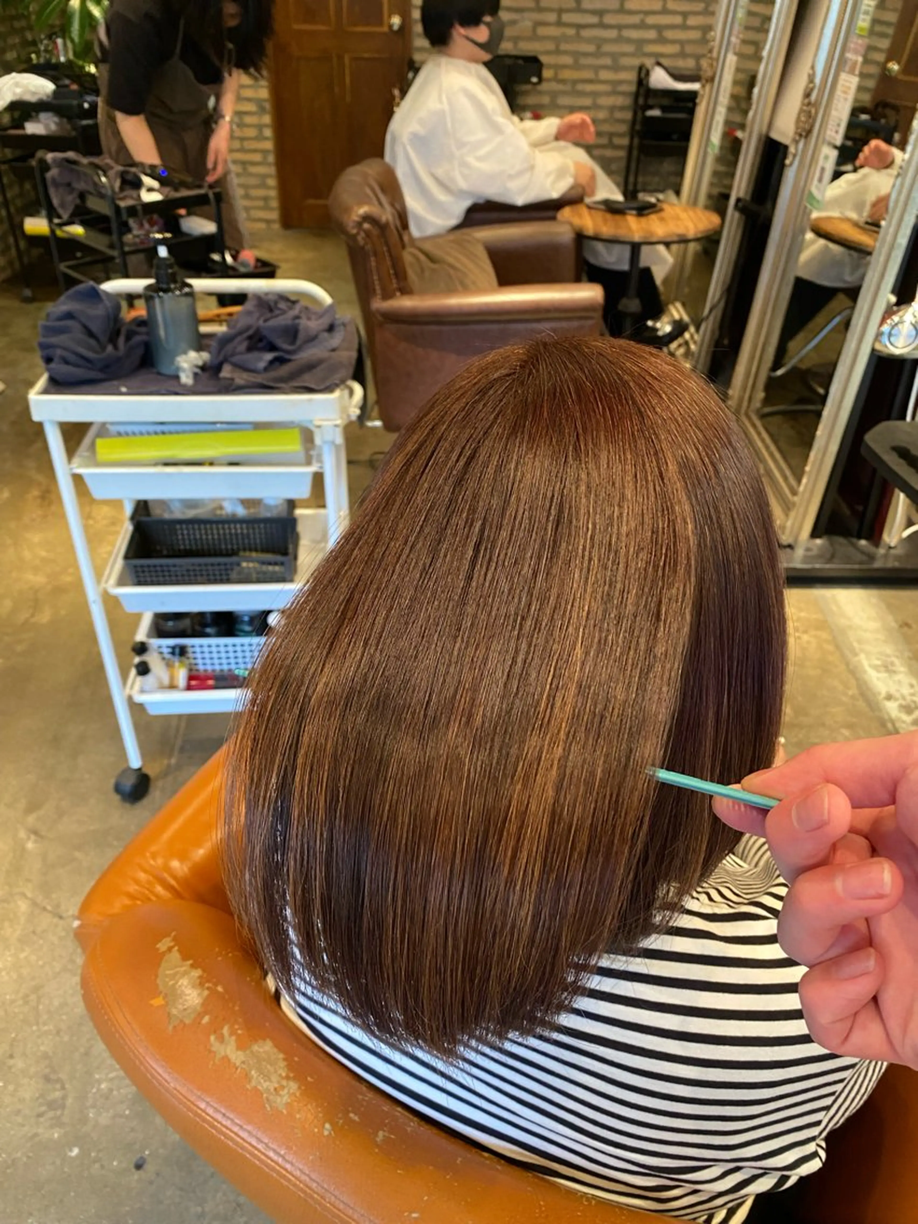 ショート パーマ カット 縮毛矯正 トリートメント 髪質改善 カット/soyaのヘアスタイル