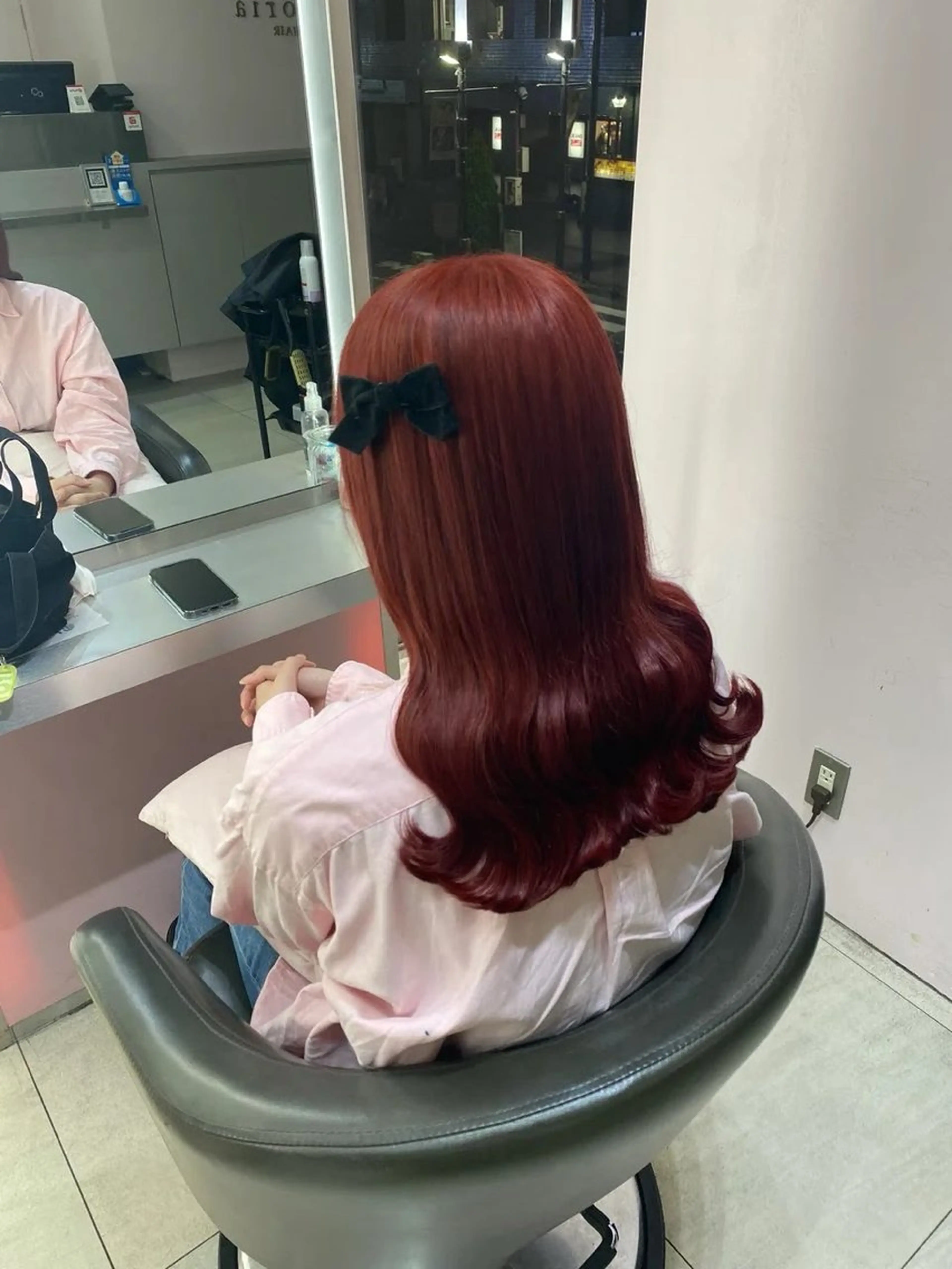 ロング カラー ヘアアレンジ Euphoria＋n池袋サンシャイン通り所属・縮毛矯正モデル募集中 yuuna🤍のヘアスタイル