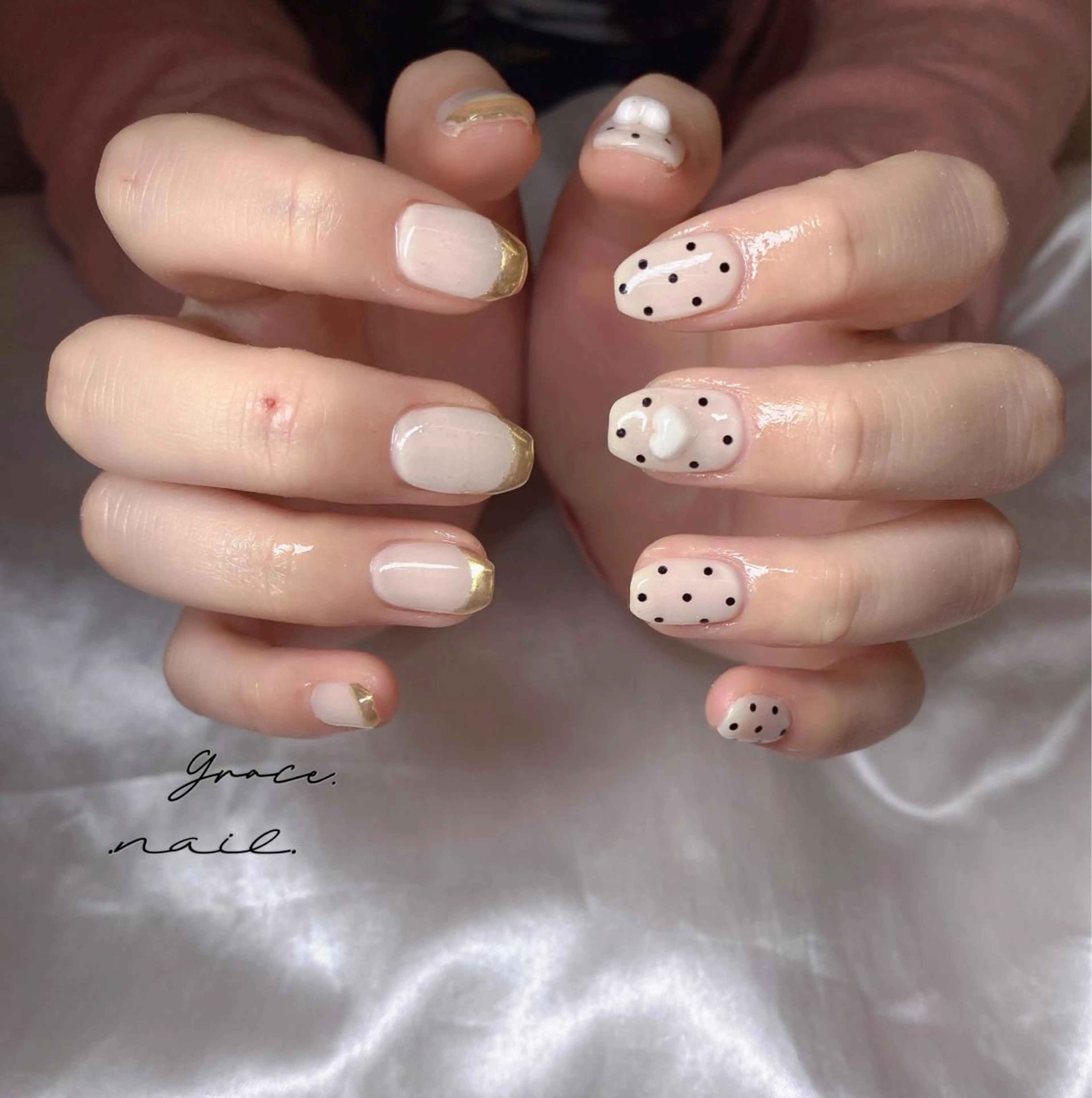 ネイル ハンドネイル ☆*｡Grace Nail｡*☆のネイルデザイン