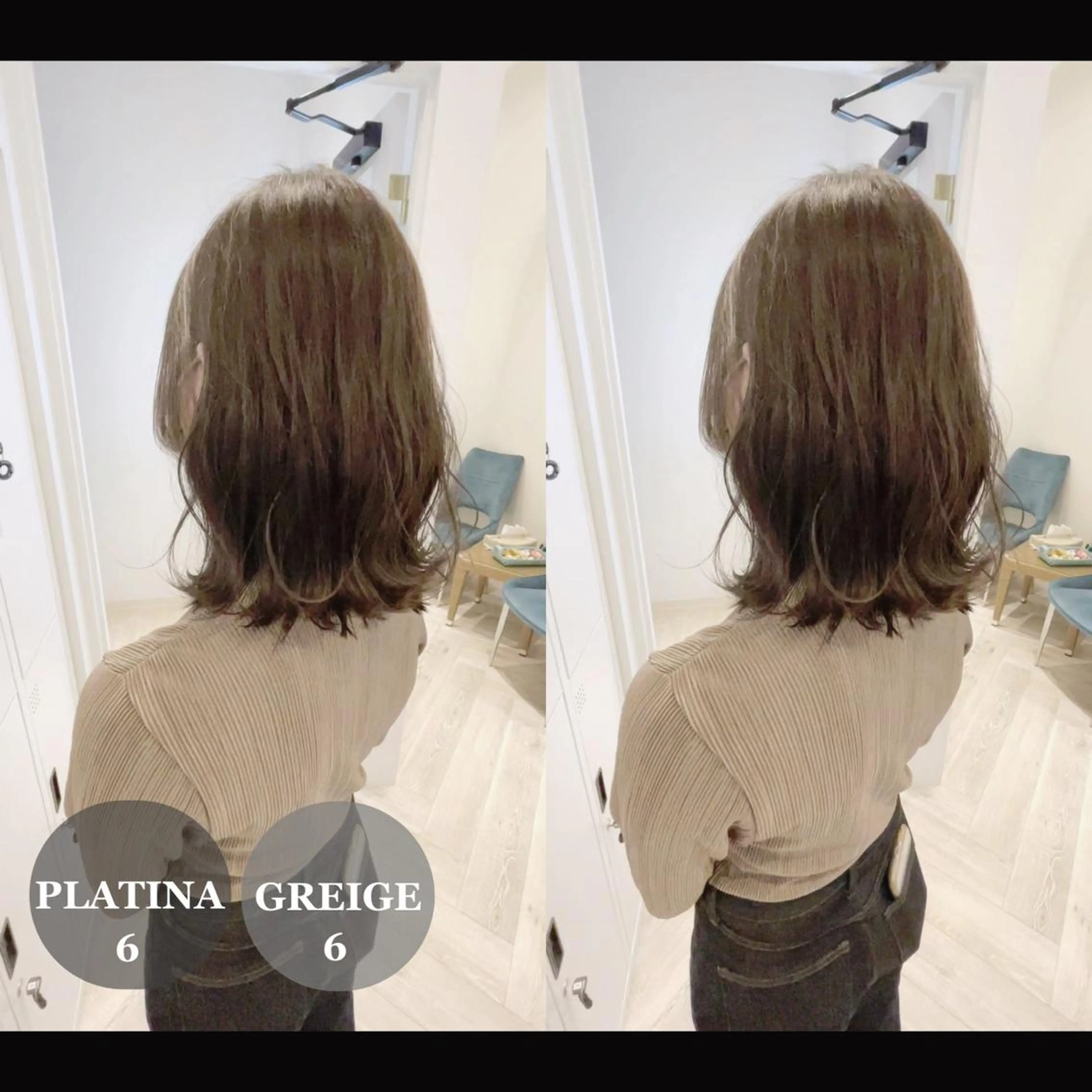 ミディアム カラー グレージュ youres  hair所属・佐々木 裕一のヘアスタイル