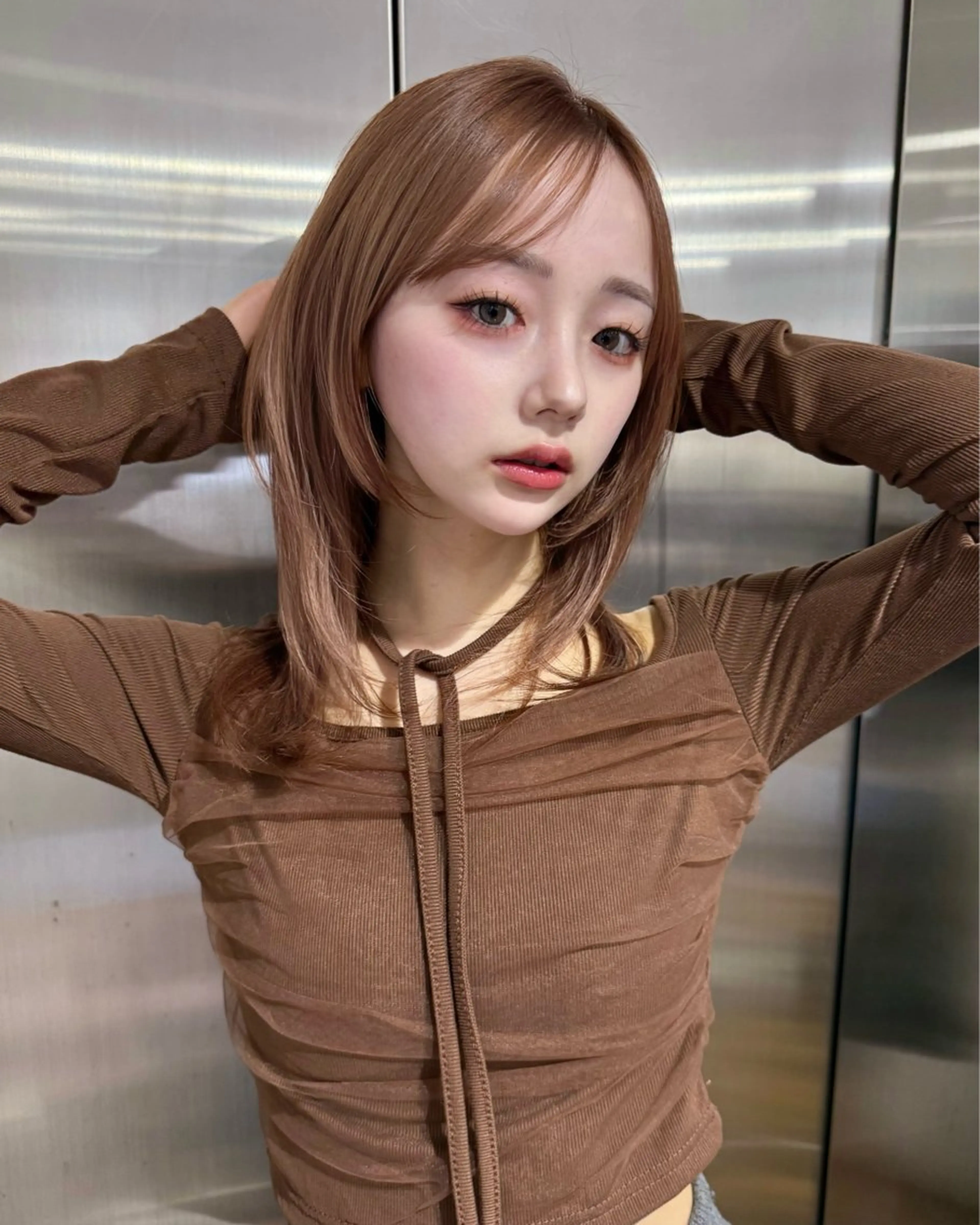 ミディアム レイヤー🩵 なりたみゆうのヘアスタイル