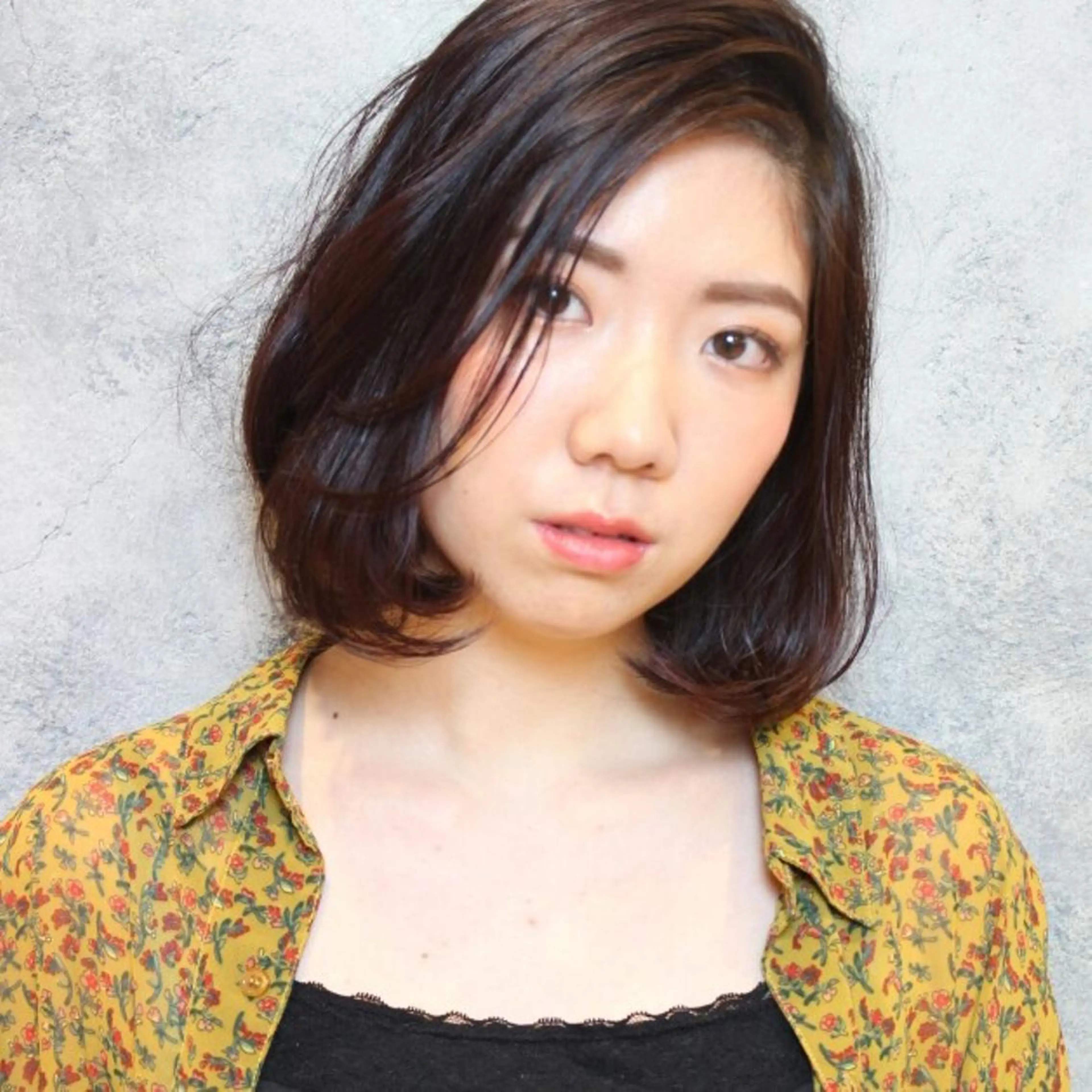 ミディアム ボブ スタイル 相模大野のヘアスタイル