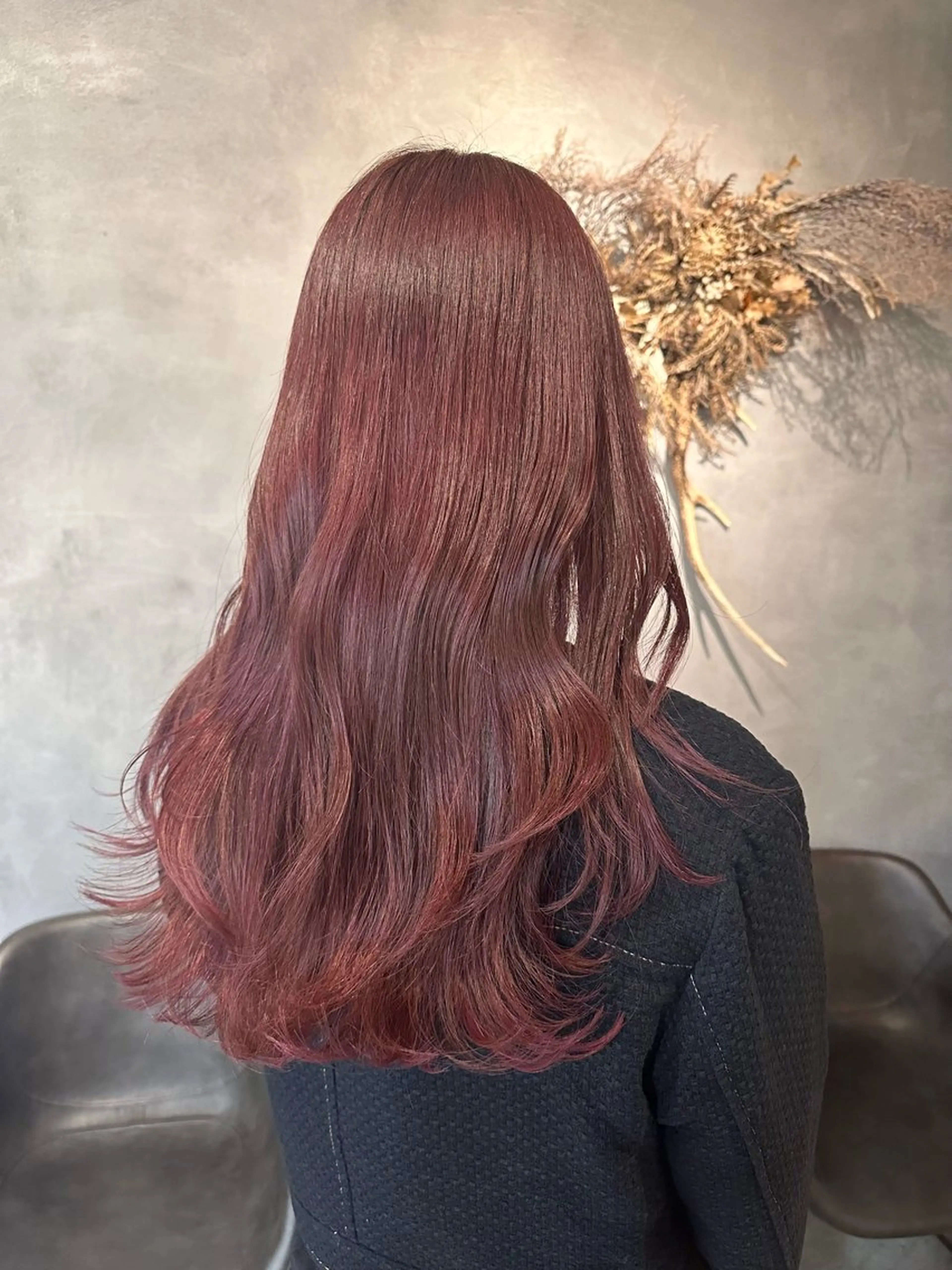 ロング カラー ヘアカラー 福崎 真奈のヘアスタイル