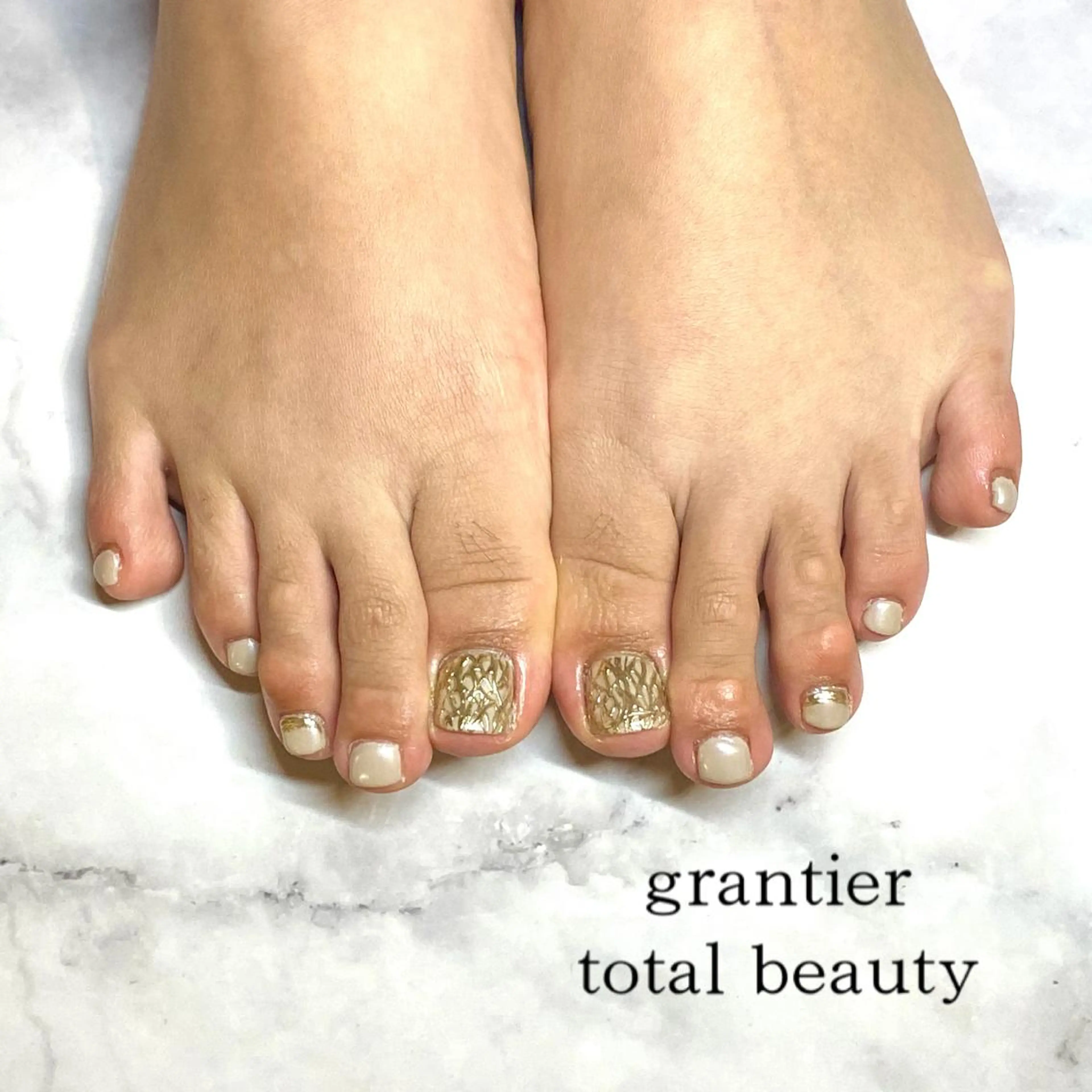 ネイル フットネイル フットネイル grantier beautyのネイルデザイン