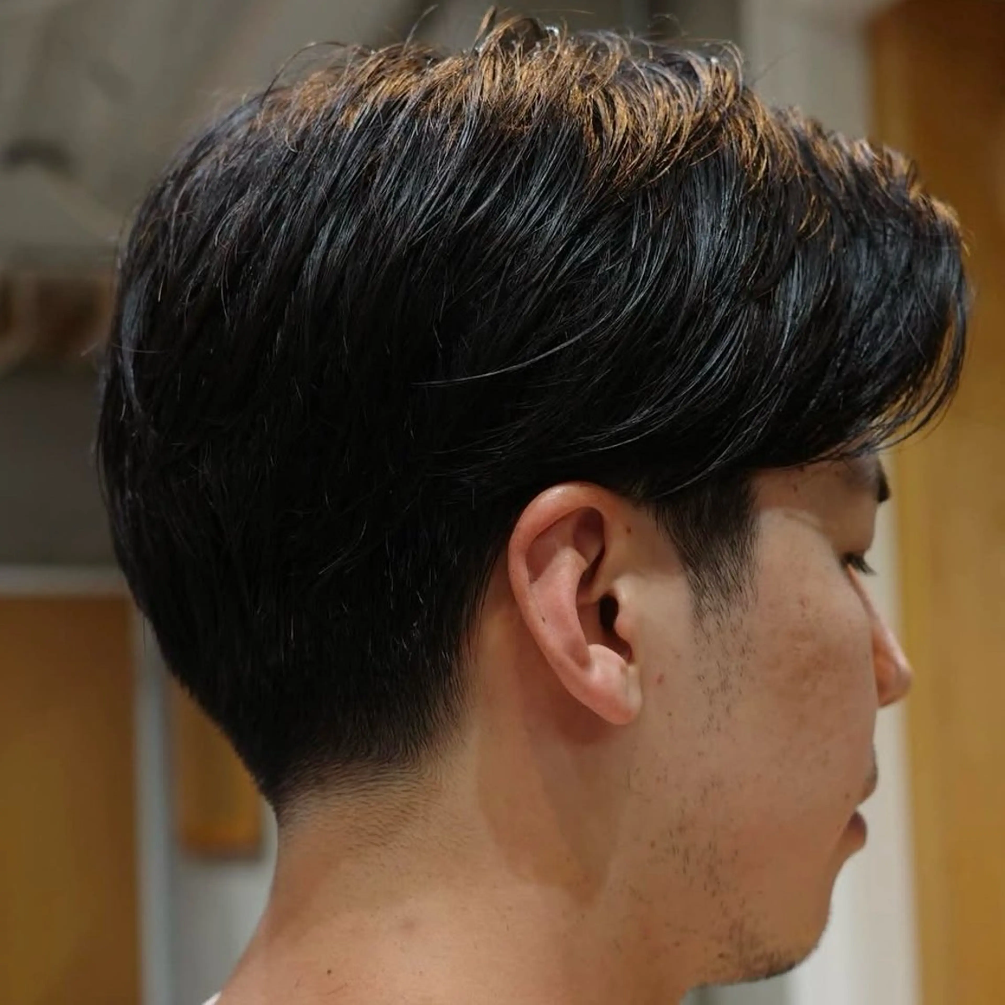 ショート メンズ センターパート メンズショート 刈り上げ ショートヘア 🌿ボブ パーマ高橋啓太🌿のヘアスタイル