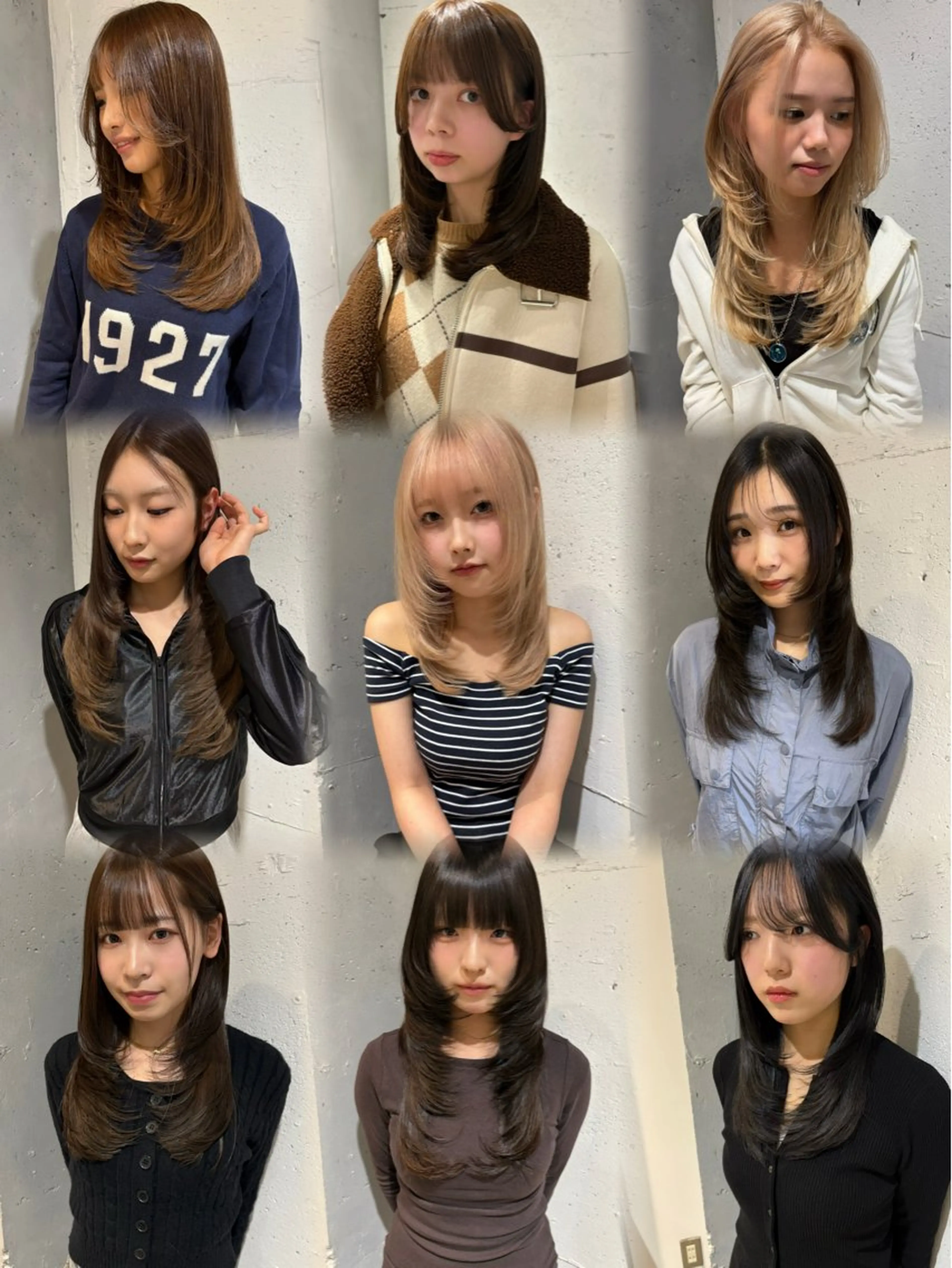 ロング カラー レイヤーカット カット Juna✂️ レイヤー / ボブのヘアスタイル