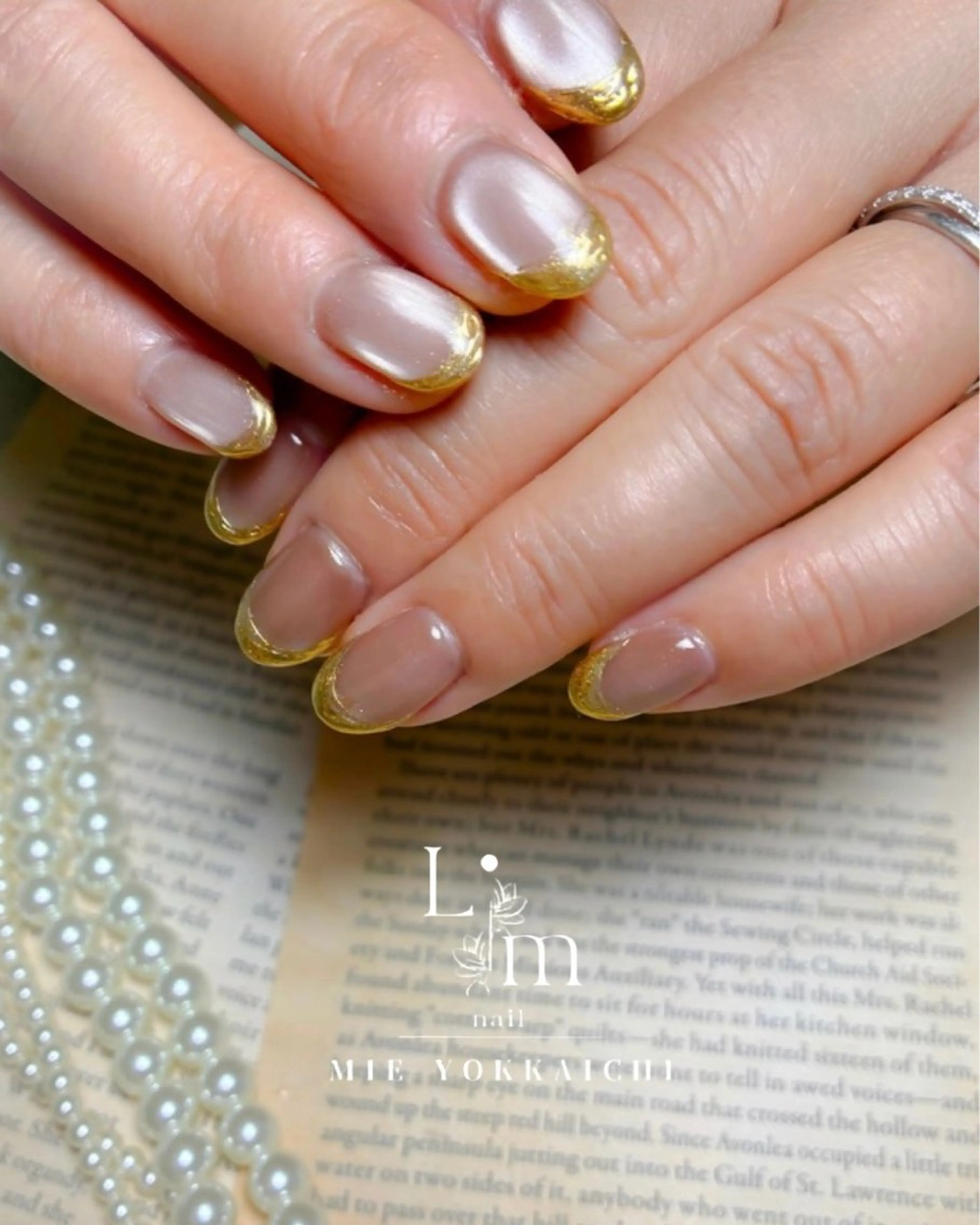 ネイル アートネイル キラキラネイル ミラーネイル 持ち込み Li.m nail リム ネイルのネイルデザイン