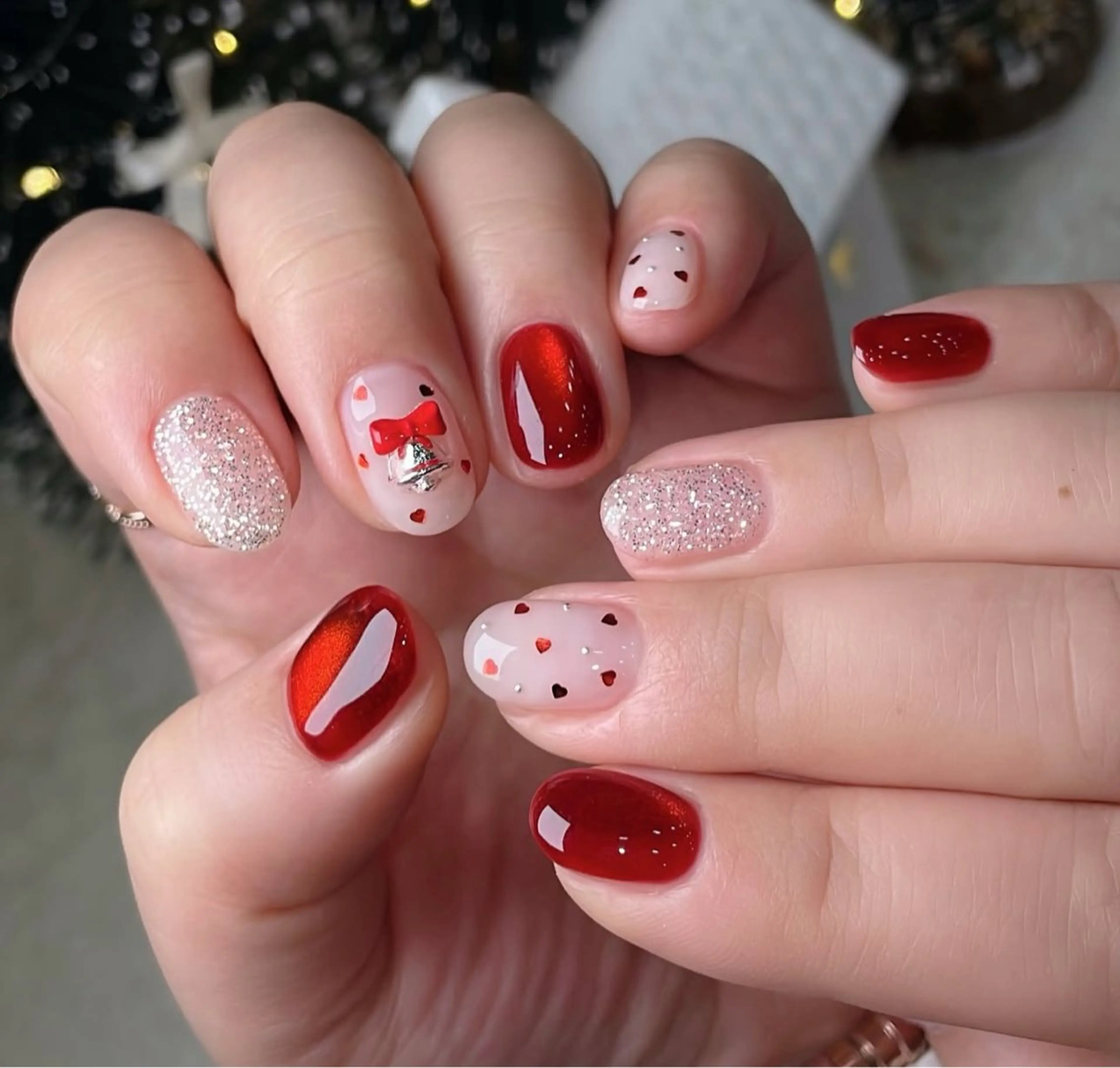 ネイル ハンドネイル 🎀Lilla🩵 ネイルサロンのネイルデザイン