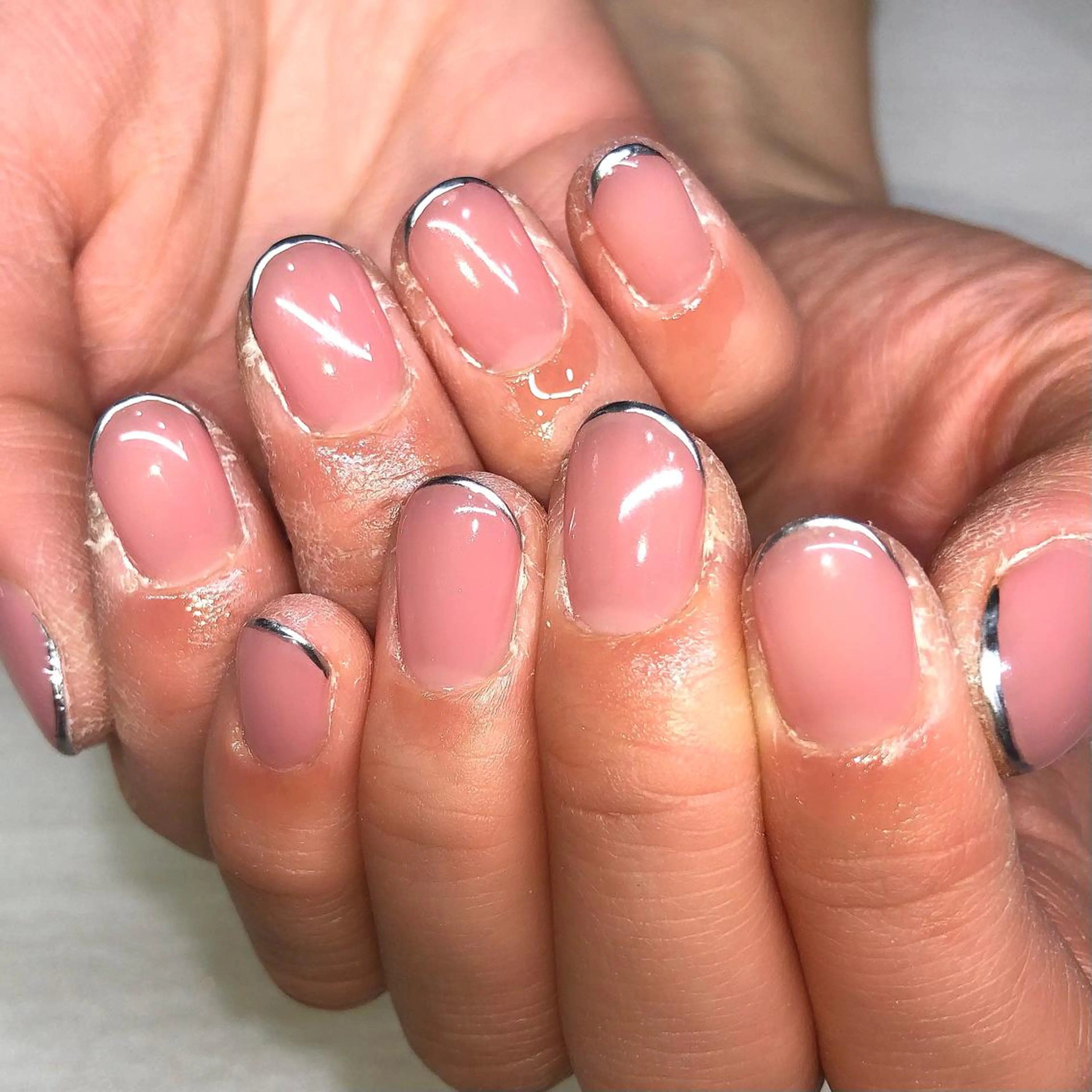 ネイル フレンチネイル 持ち込み 【Yappy🌈】 💖P-tanaのネイルデザイン