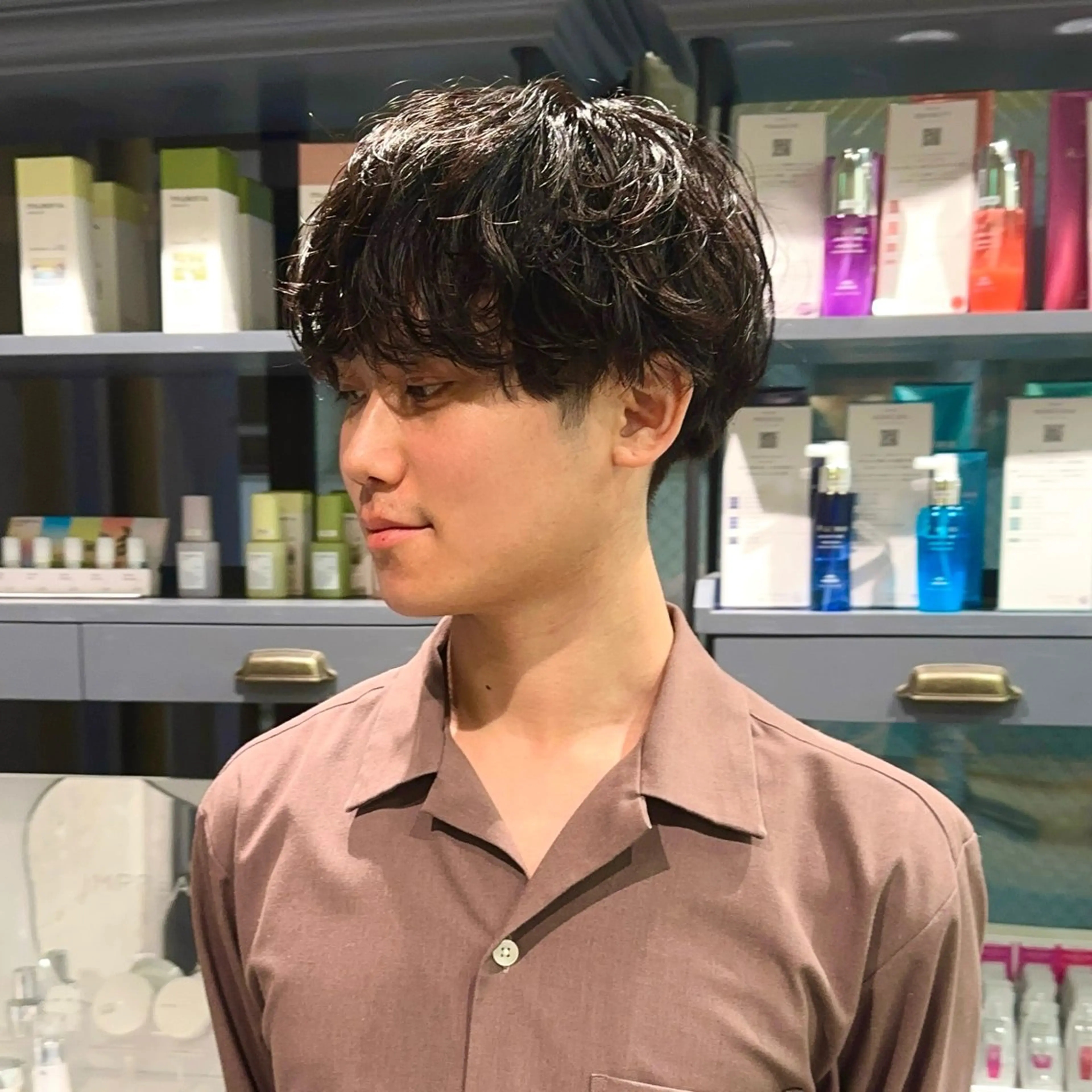 パーマ メンズ カット パーマ yui 🎀 Men's 特化のヘアスタイル