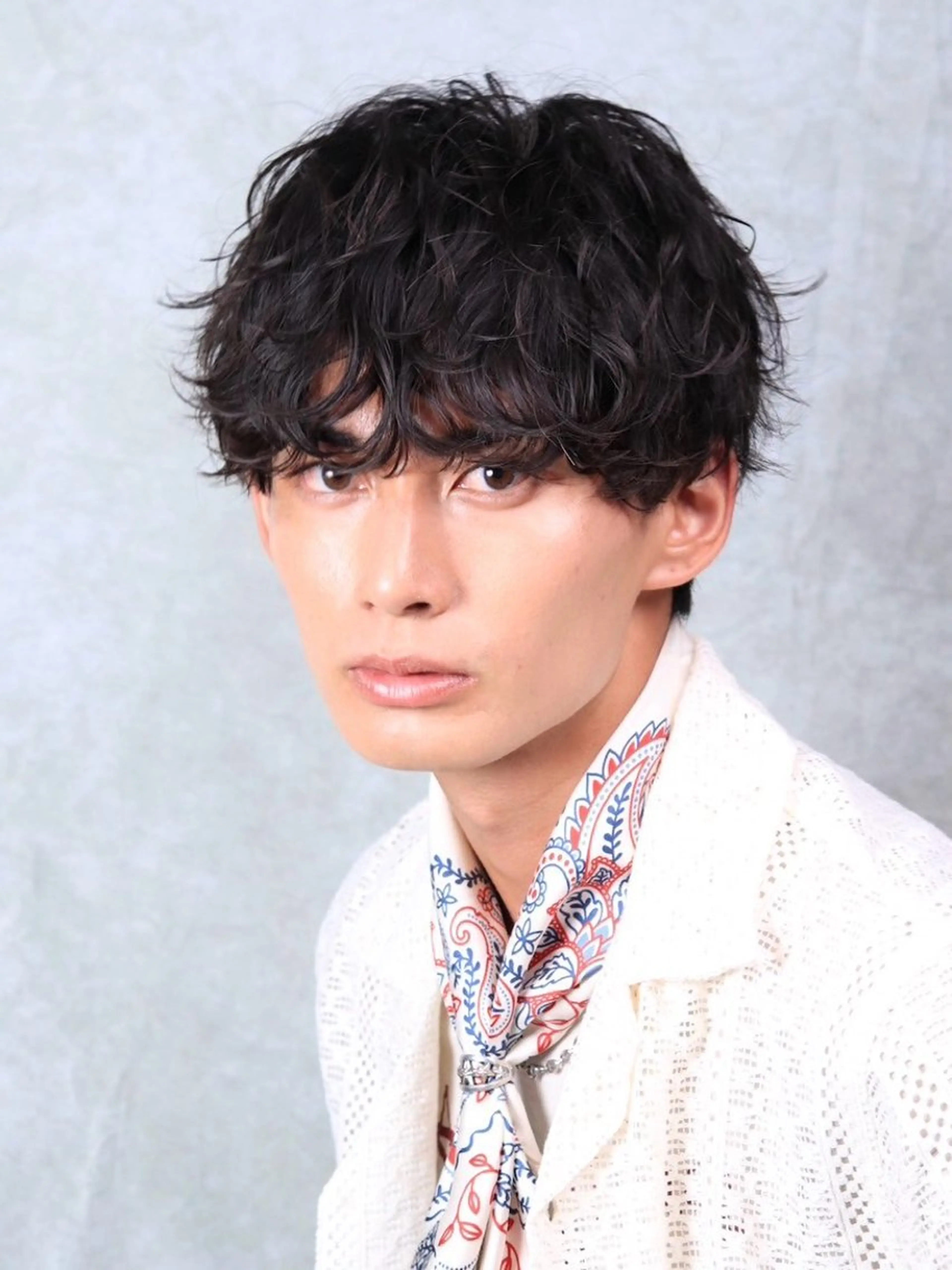 メンズ マッシュ メンズパーマ カット パーマ 【公式】LUCEY 川越のヘアスタイル