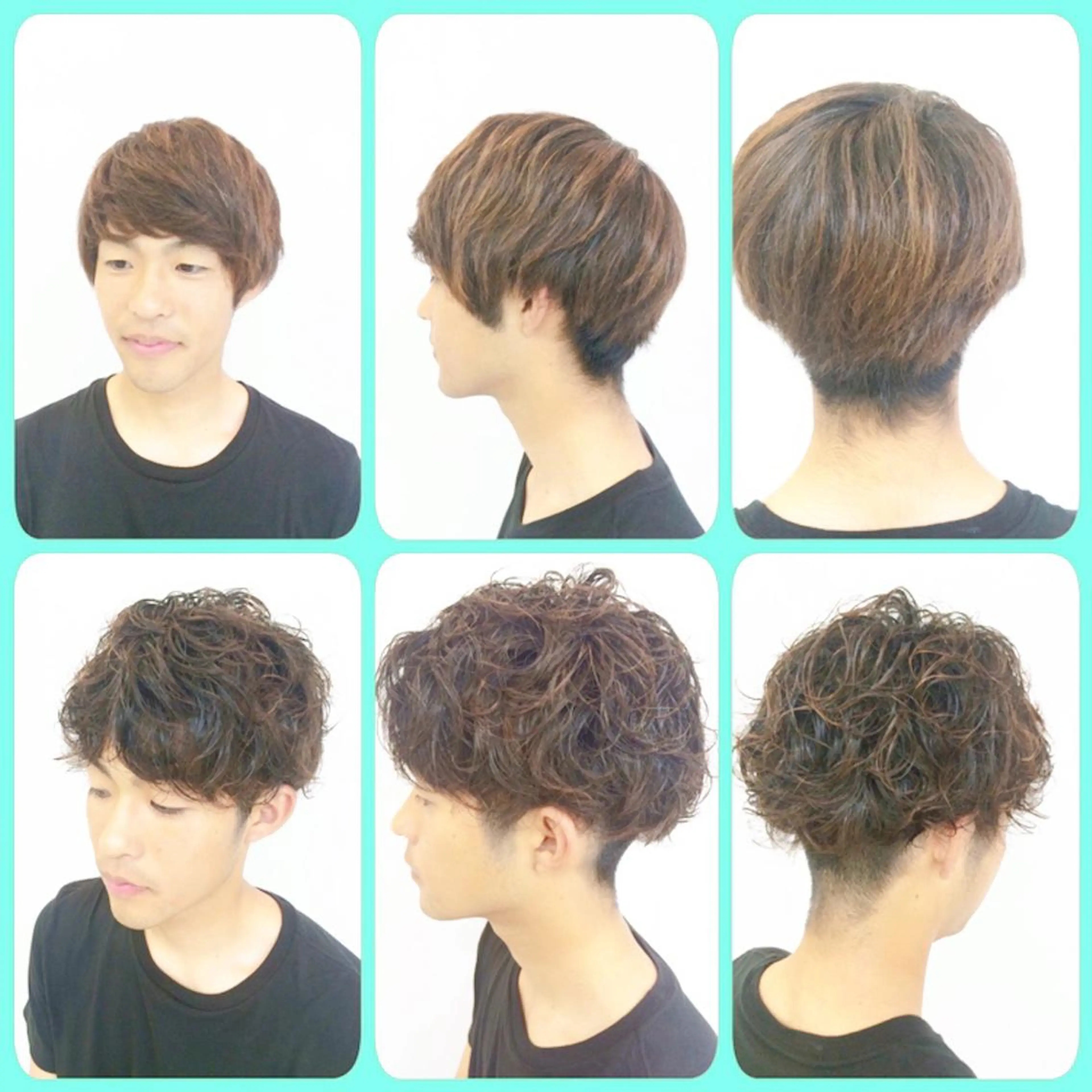 ショート パーマ メンズ メンズパーマ LOVE N°21所属・K△N△♡かな ヘア&まつげのマツエク・マツパデザイン