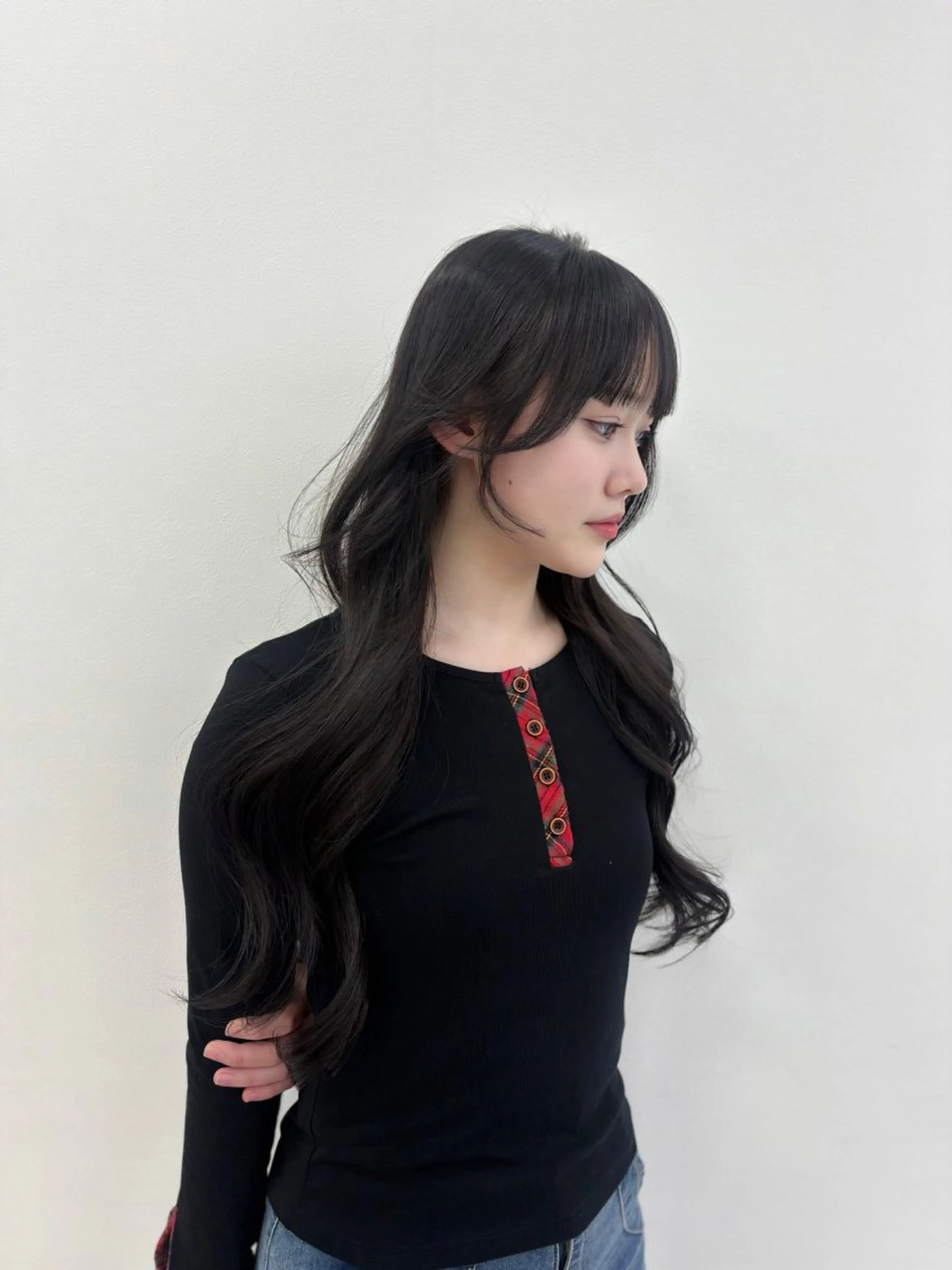 ロング カラー カット ヘアカラー トリートメント ヘッドスパ ヘアセット 表参道ハッシュカット レイヤー/リノンのヘアスタイル