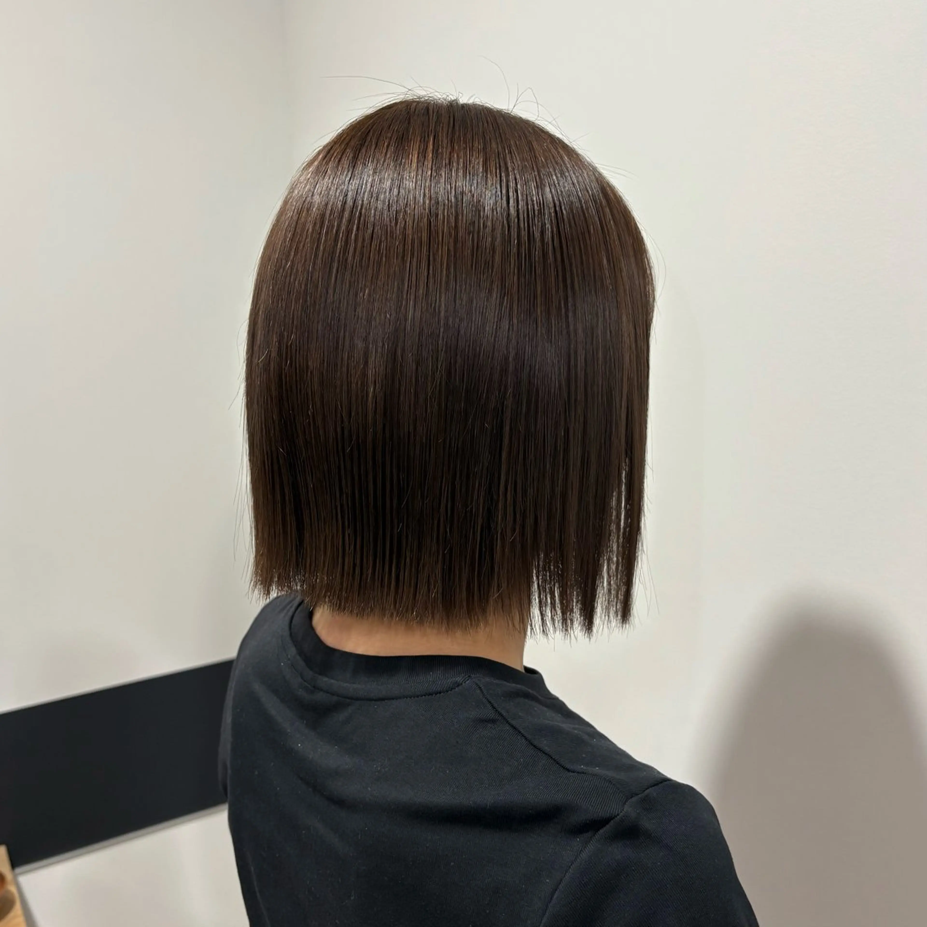 ミディアム ラベンダーブラウン ヘアカラー ボブ/外国人風カラー 🩵mikiのヘアスタイル