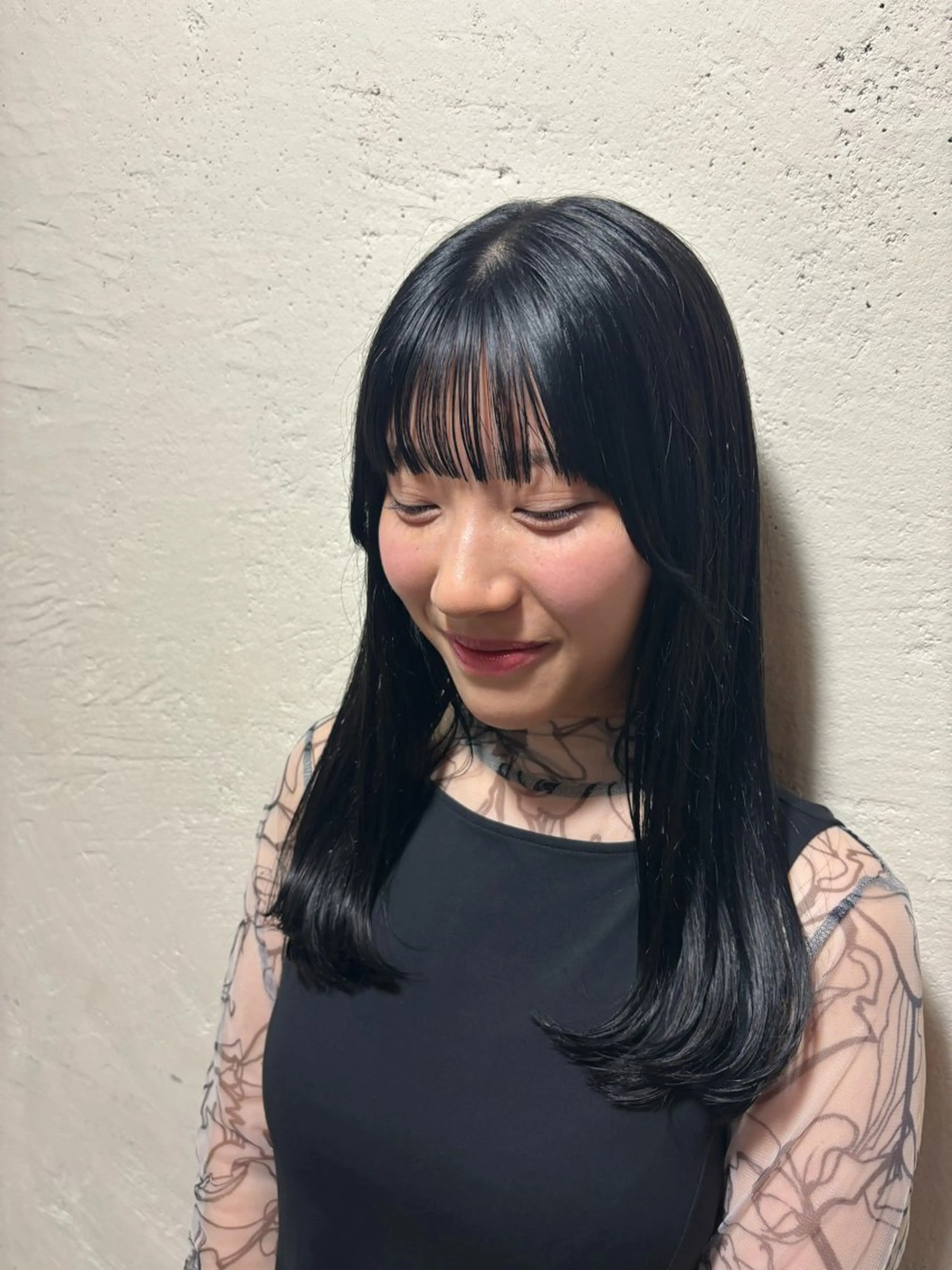 セミロング カラー ⌇透明感color 🧚ᴍᴇɢᴜᴍɪ ⌇のヘアスタイル
