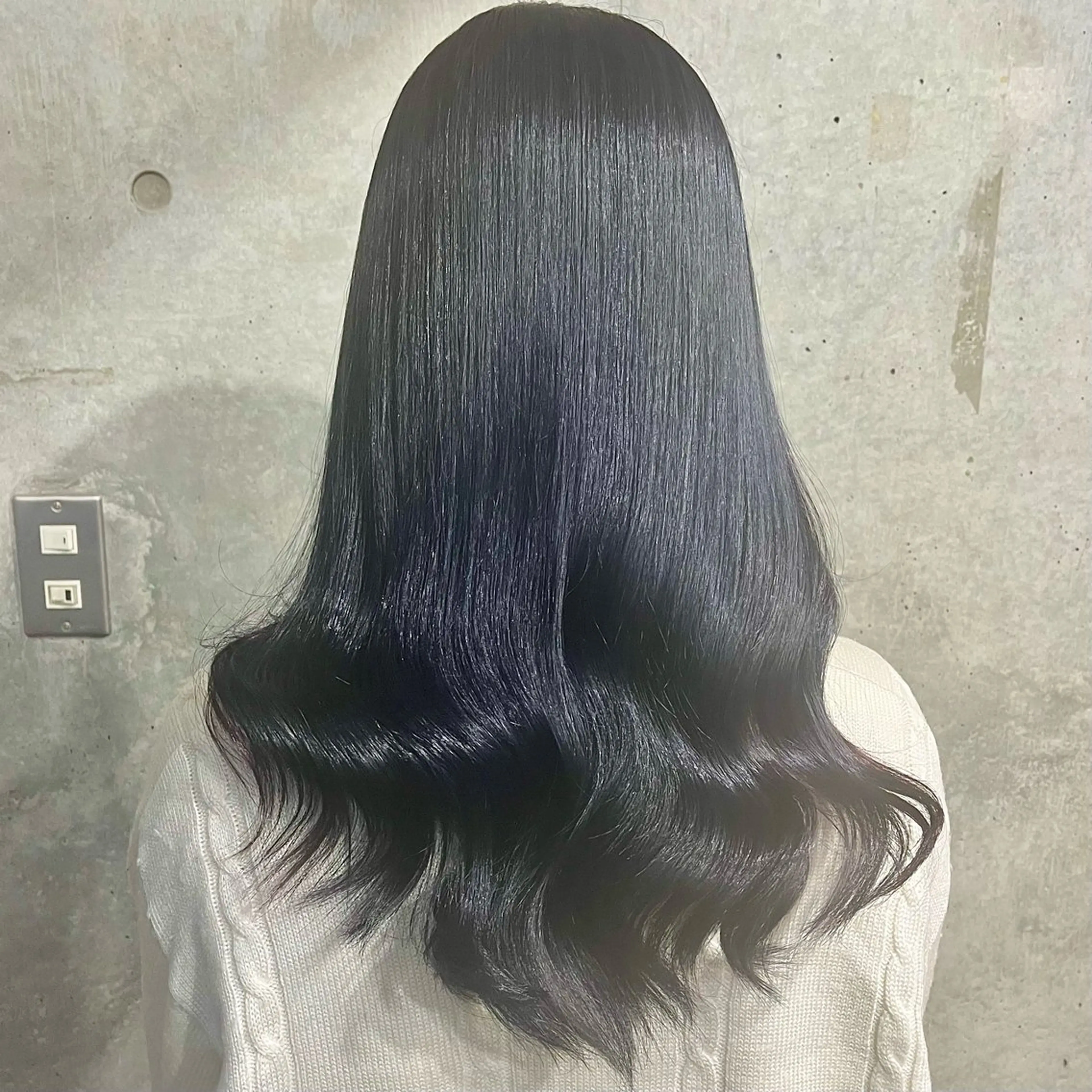 ロング カラー 透明感カラー ラベンダーカラー 髪質改善 トリートメント ヘアカラー トリートメント 藤澤 夏実/インナーカラーのヘアスタイル