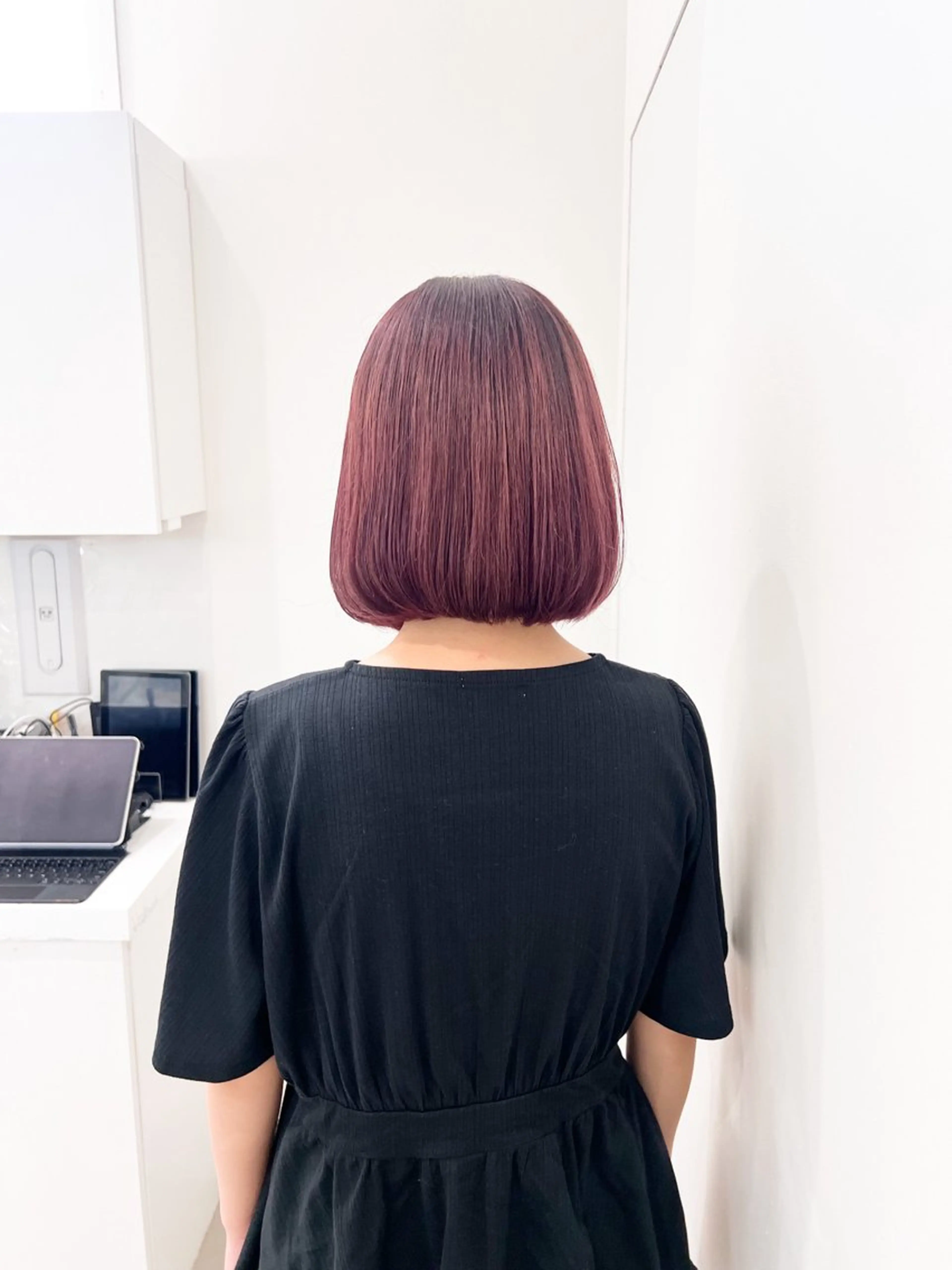 ショート カラー ボブ カット ヘアカラー 似合わせカット🫧 /パーマRINAのヘアスタイル