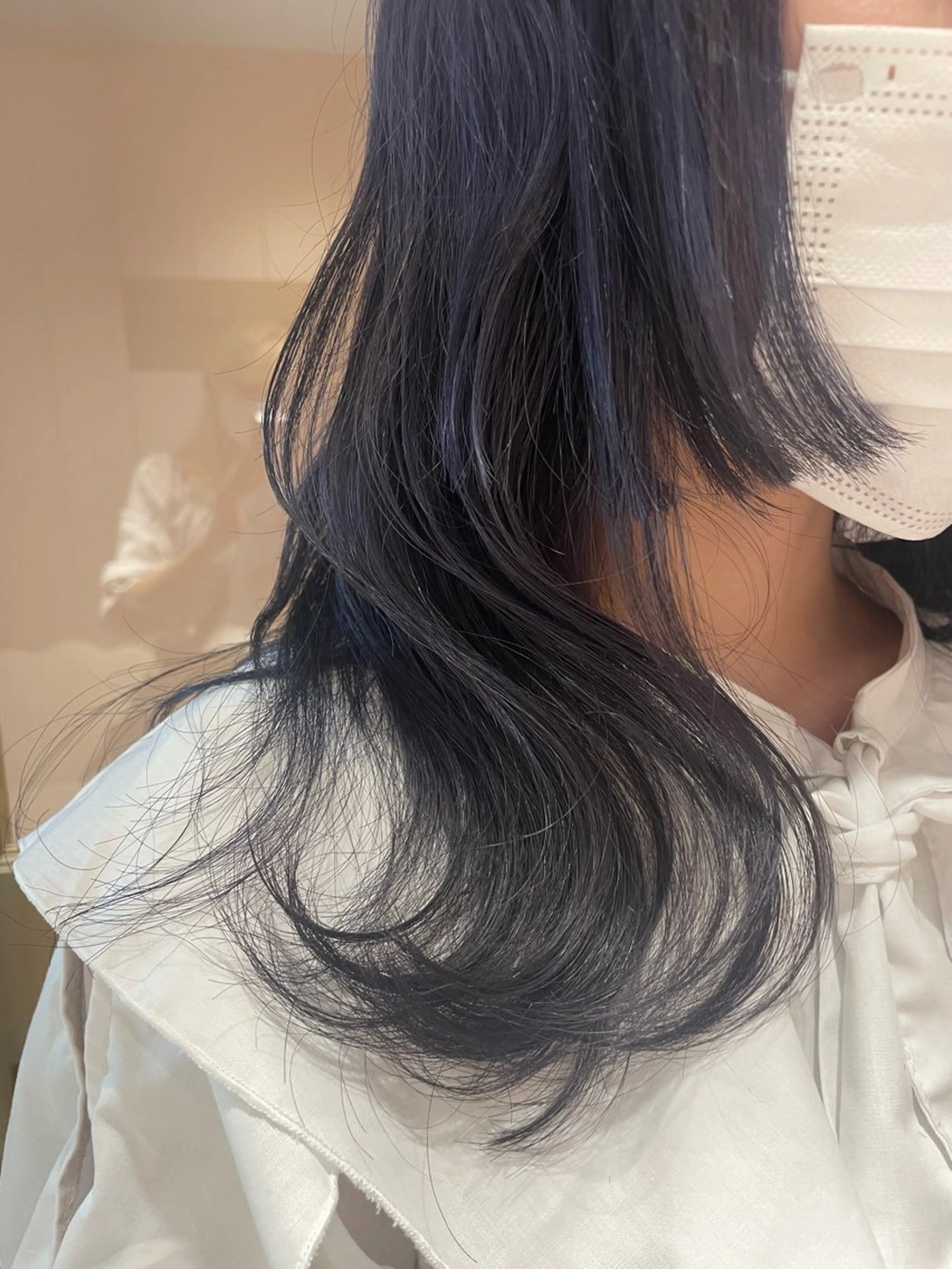 セミロング ヘアカラー トリートメント ヘッドスパ マホ/日吉/髪質改善 /レイヤー/ガーリーのヘアスタイル