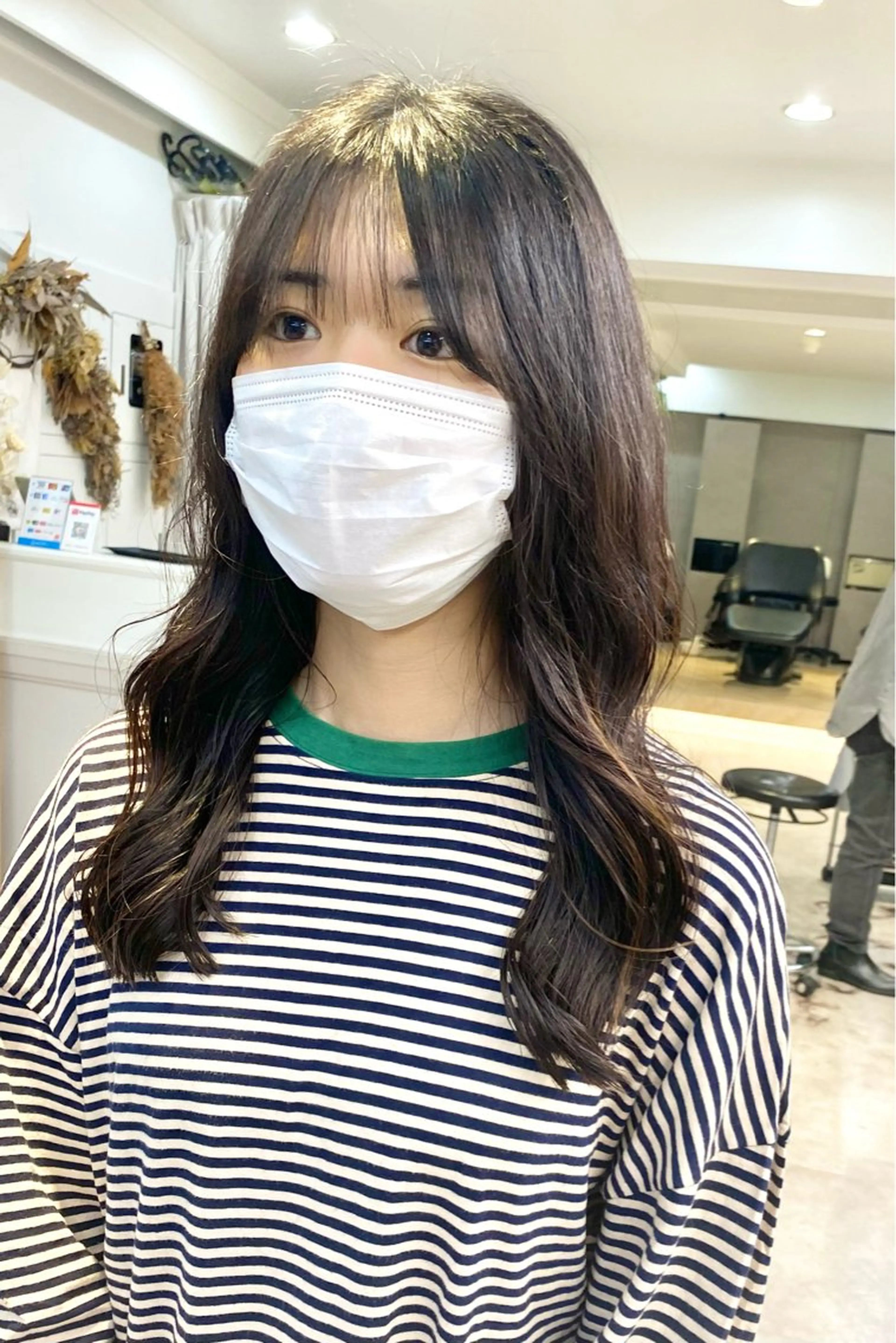 【SNS用撮影モデル】カット+コテ巻きパーマの写真