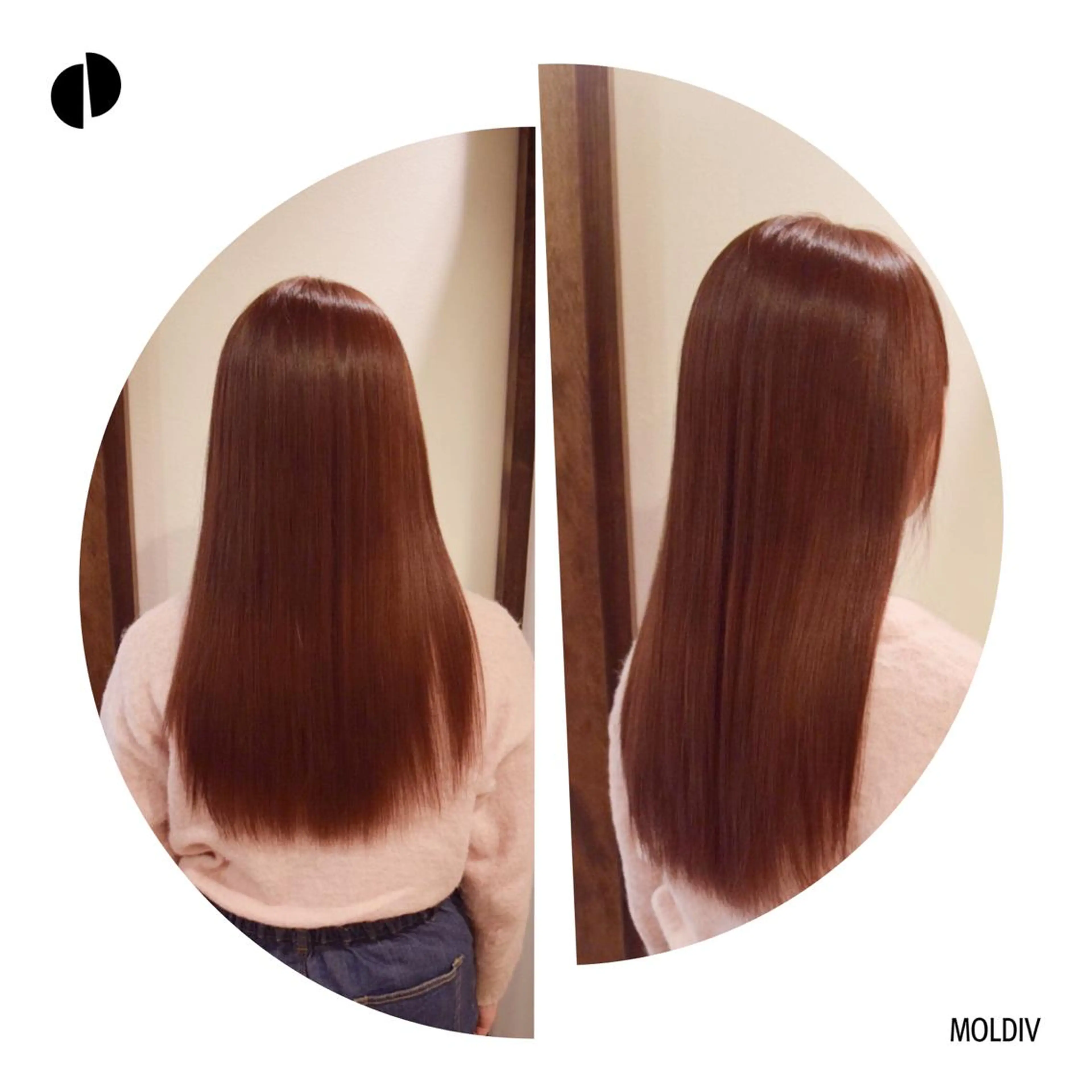 ロング カラー ブラウンカラー ピンクカラー ピンクブラウン トリートメント ✨縮毛矯正✨髪質改善 ナカシマ ユミのヘアスタイル