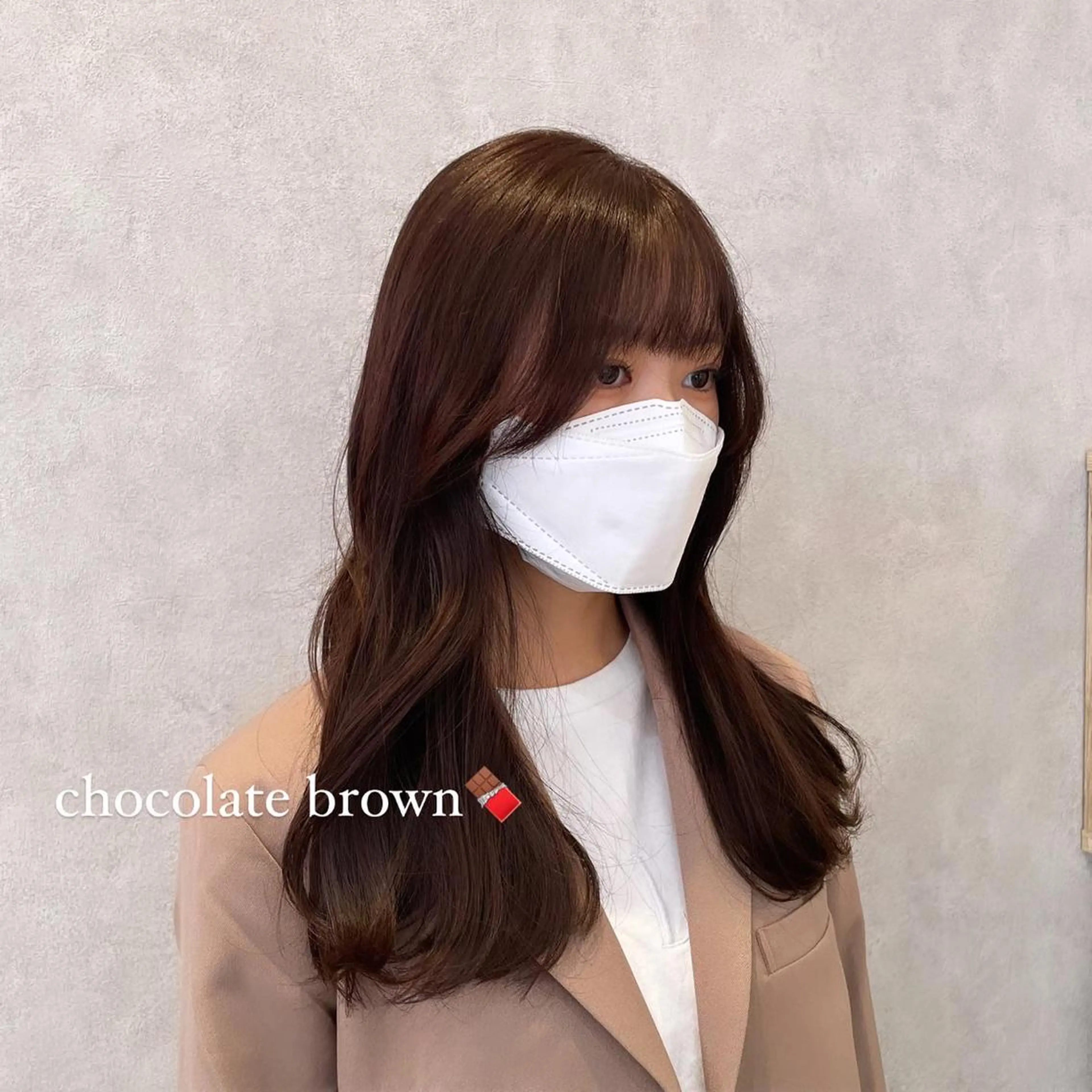 ロング カラー ヘアアレンジ ブラウンカラー チョコレートブラウン REONA🪽✨ 日常に馴染む髪🫧のヘアスタイル