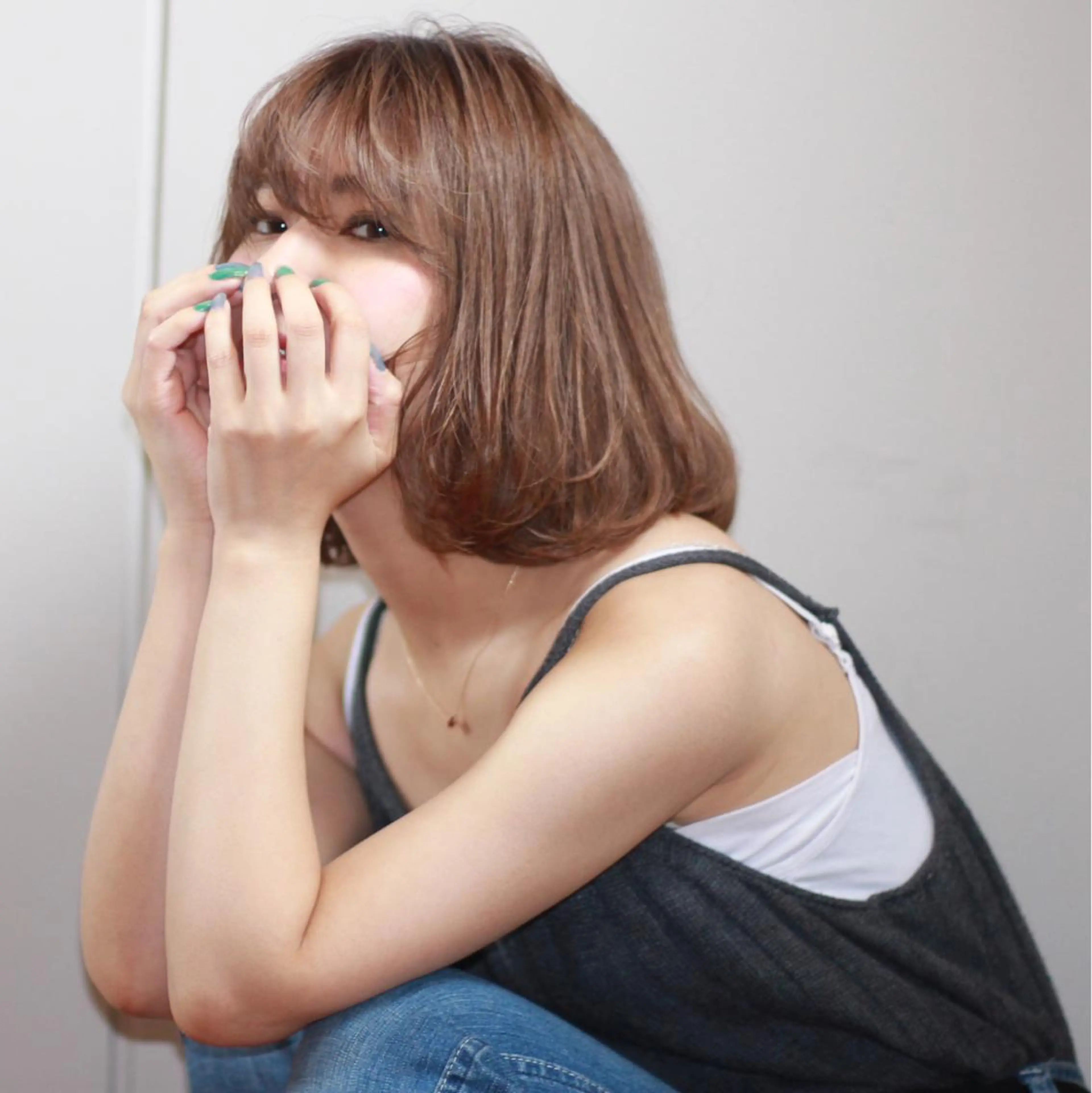 ショート カラー ボブ 上川 美幸のヘアスタイル