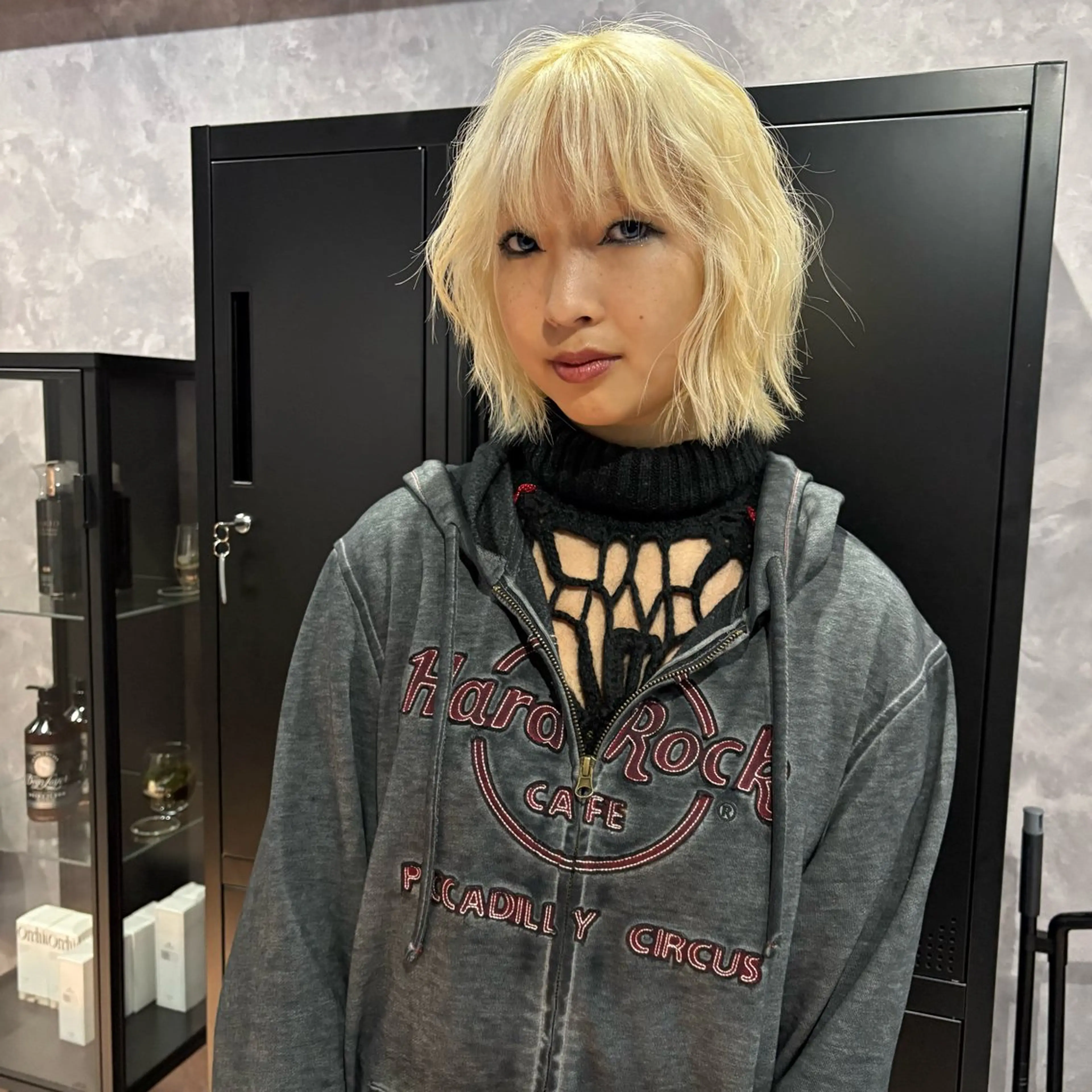 ショート カラー ヘアカラー nameless miichiのヘアスタイル