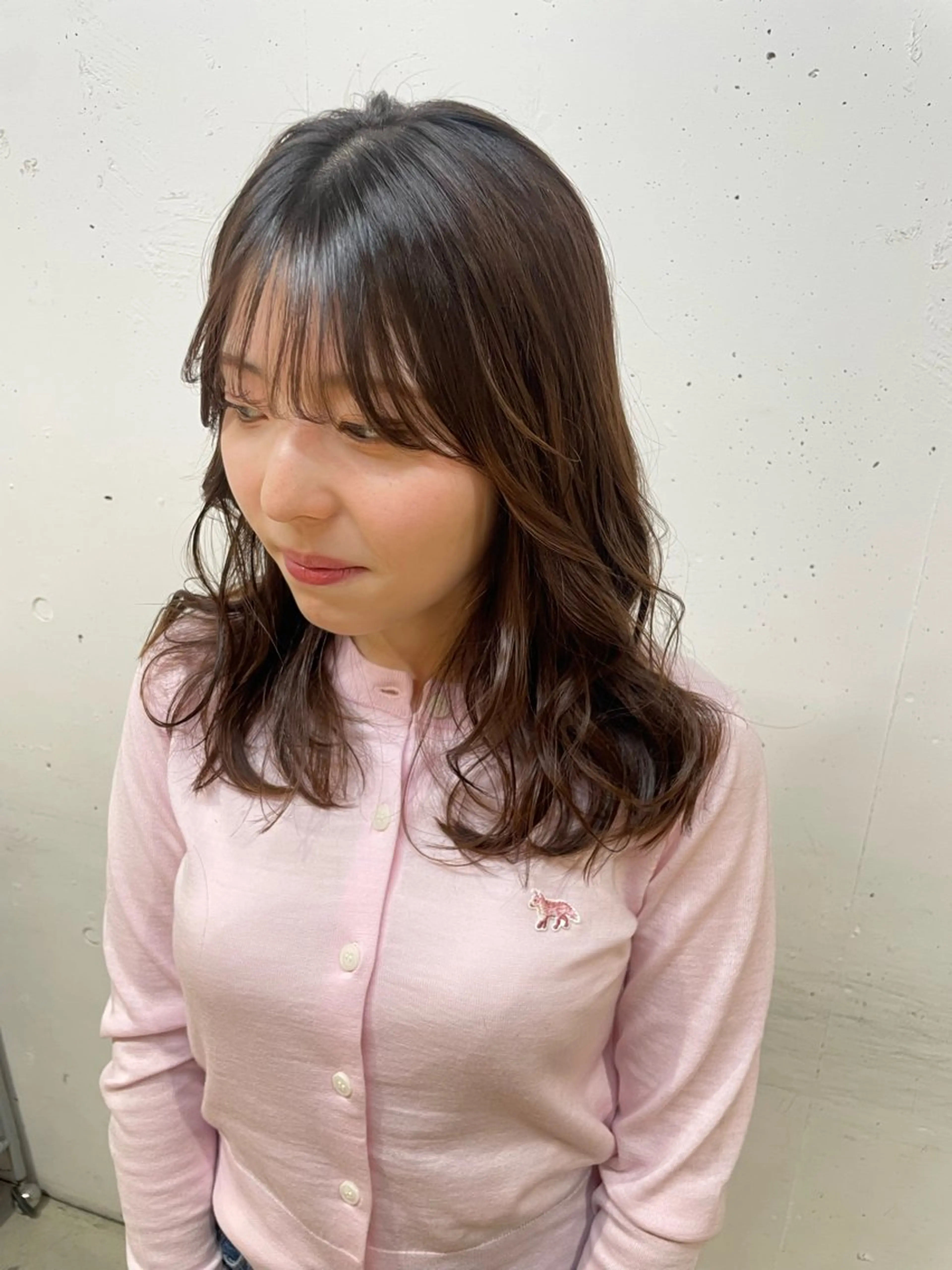 セミロング カラー ヘアアレンジ 髪質改善/縮毛/新宿 🫧SUZUKA🫧のヘアスタイル