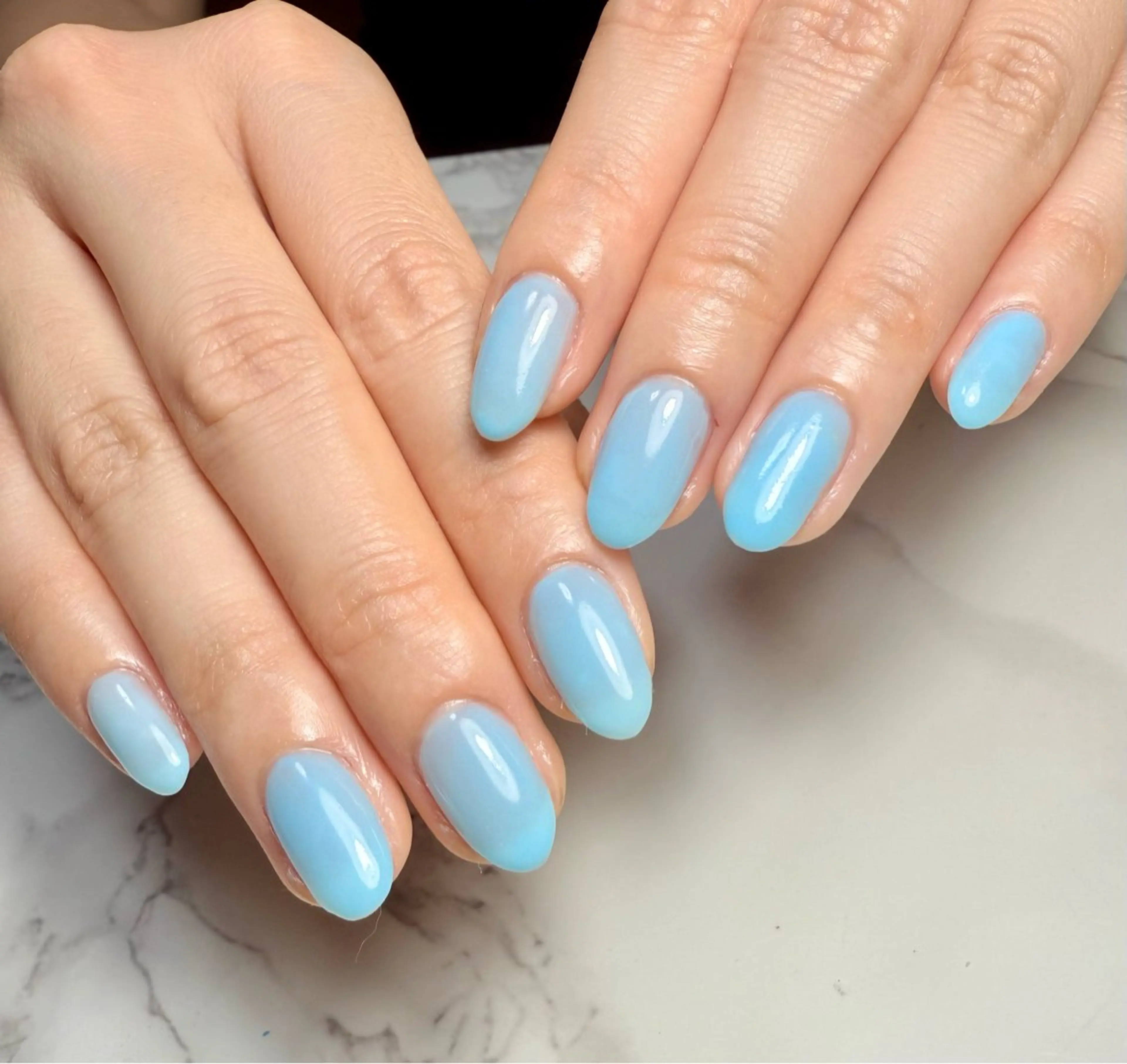 ネイル アートネイル チークネイル フレンチネイル 氷ネイル・うるうるネイル キラキラネイル M.N_ nailのネイルデザイン