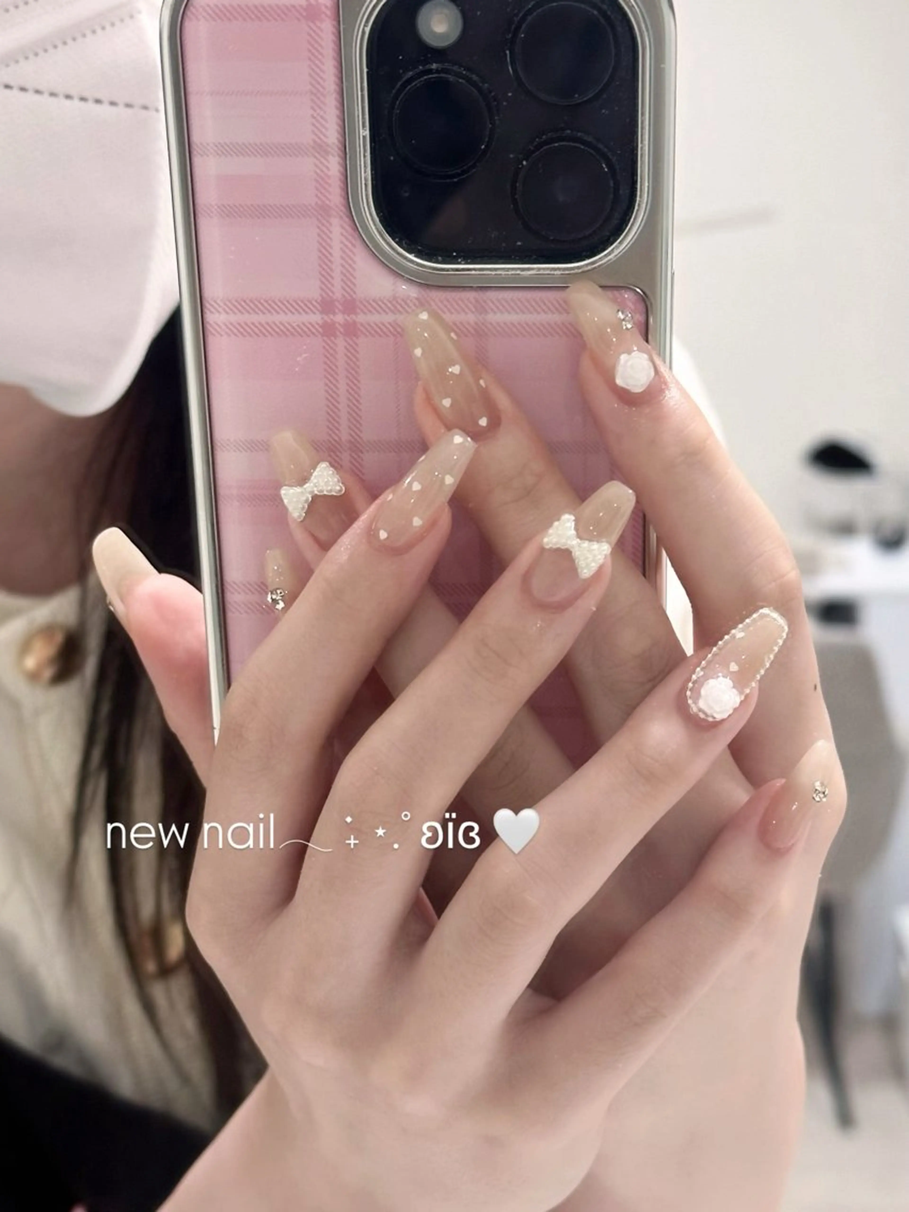 ネイル ハンドネイル babel新町店所属・韓国𝐧𝐚𝐢𝐥 🇰🇷🤍マオのネイルデザイン