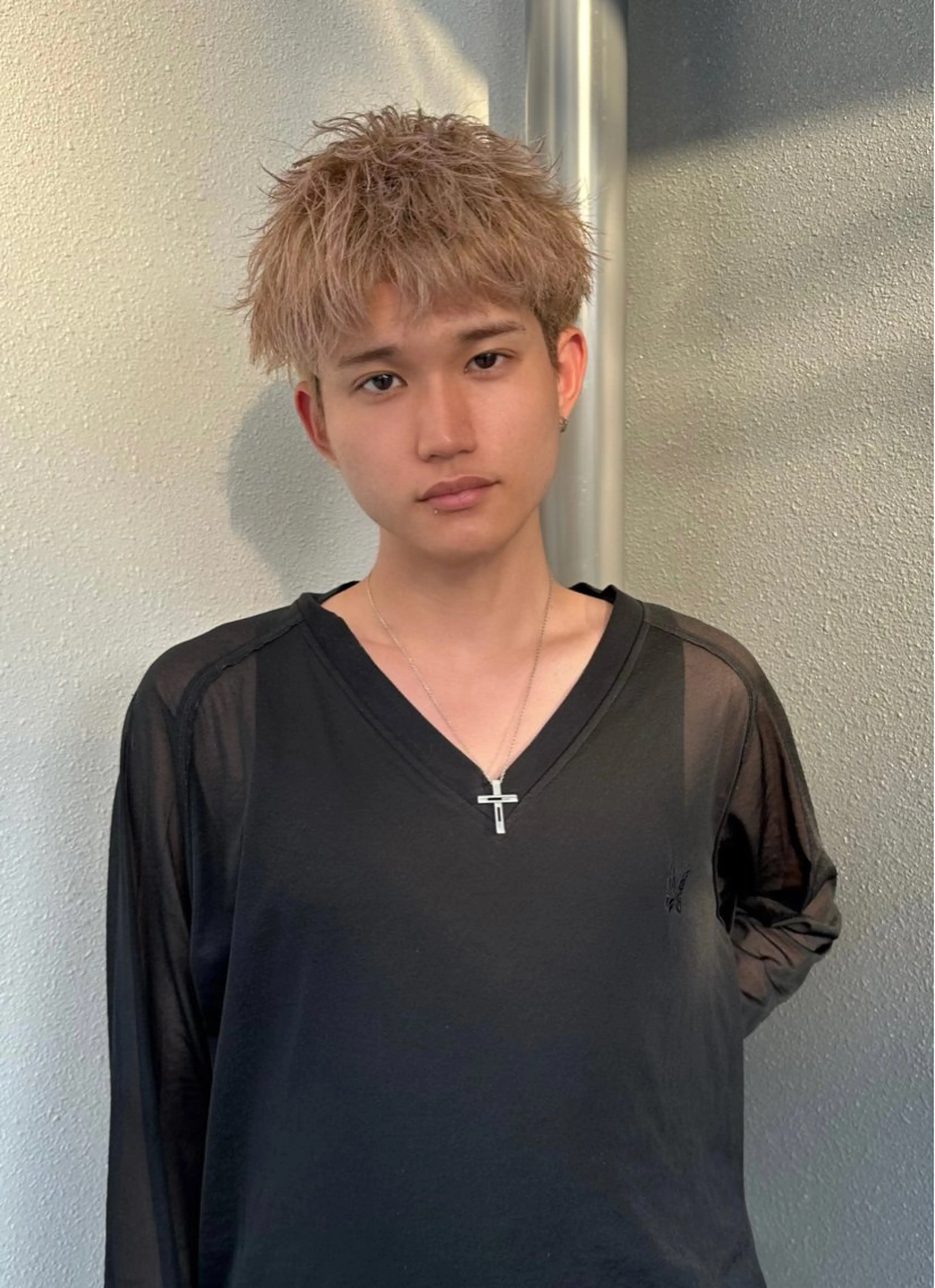 ショート カラー カット ヘアカラー 木下 健心のヘアスタイル