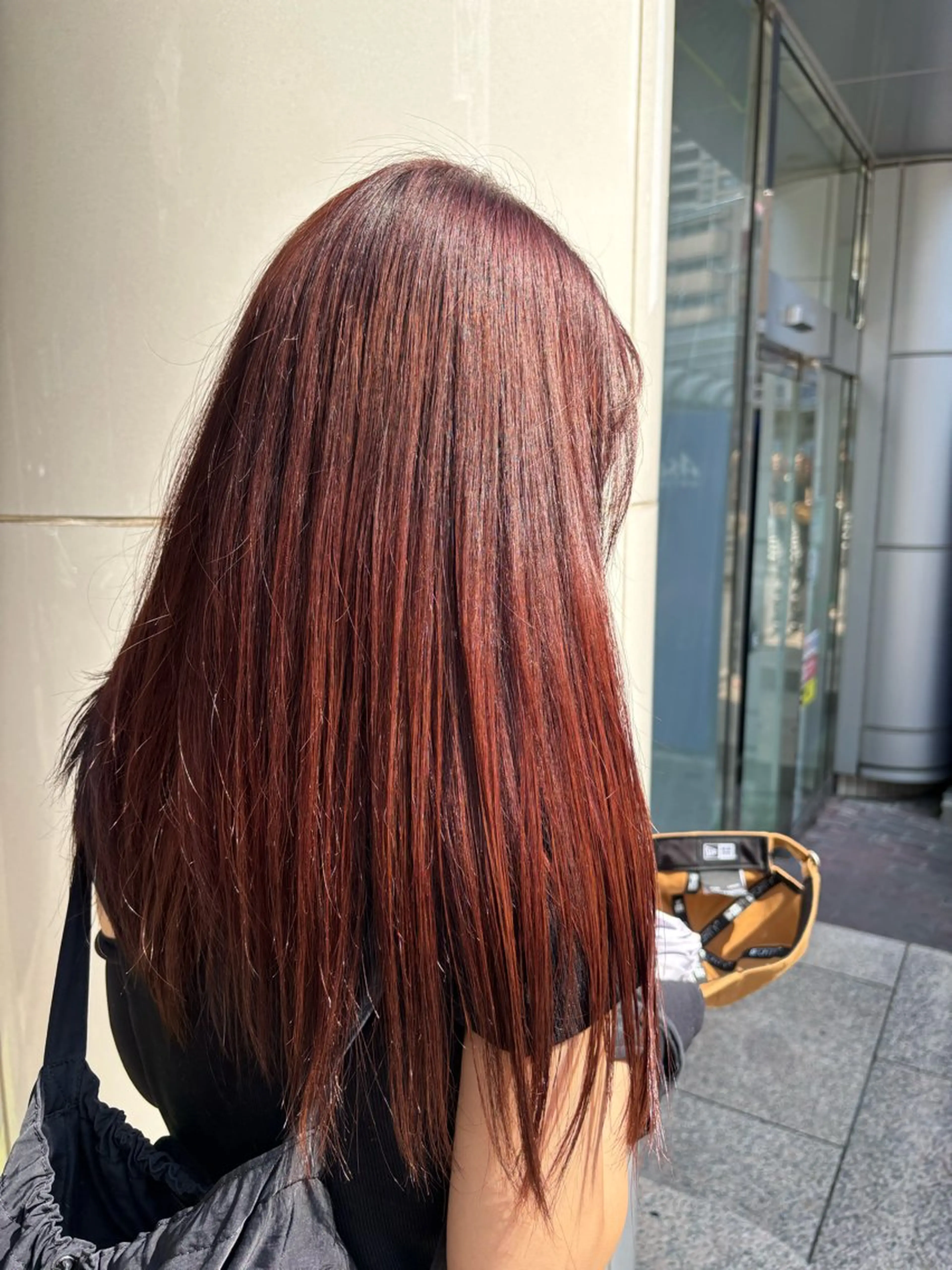 カラー ブリーチ レッドカラー ヘアカラー miku カラー／ヘッドスパのヘアスタイル