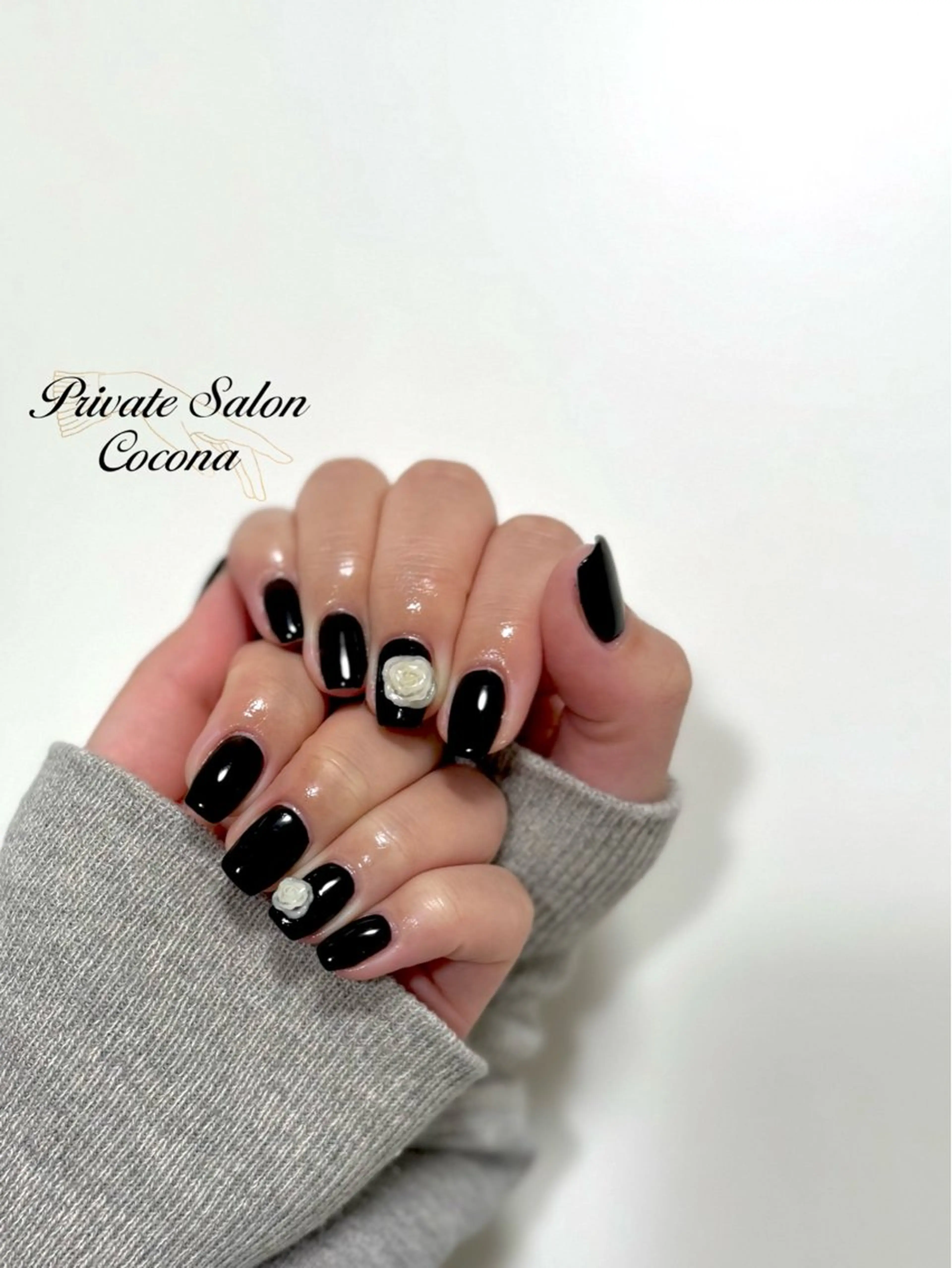 ネイル ワンカラーネイル ハンドネイル プライベートサロン nailcoconaのネイルデザイン