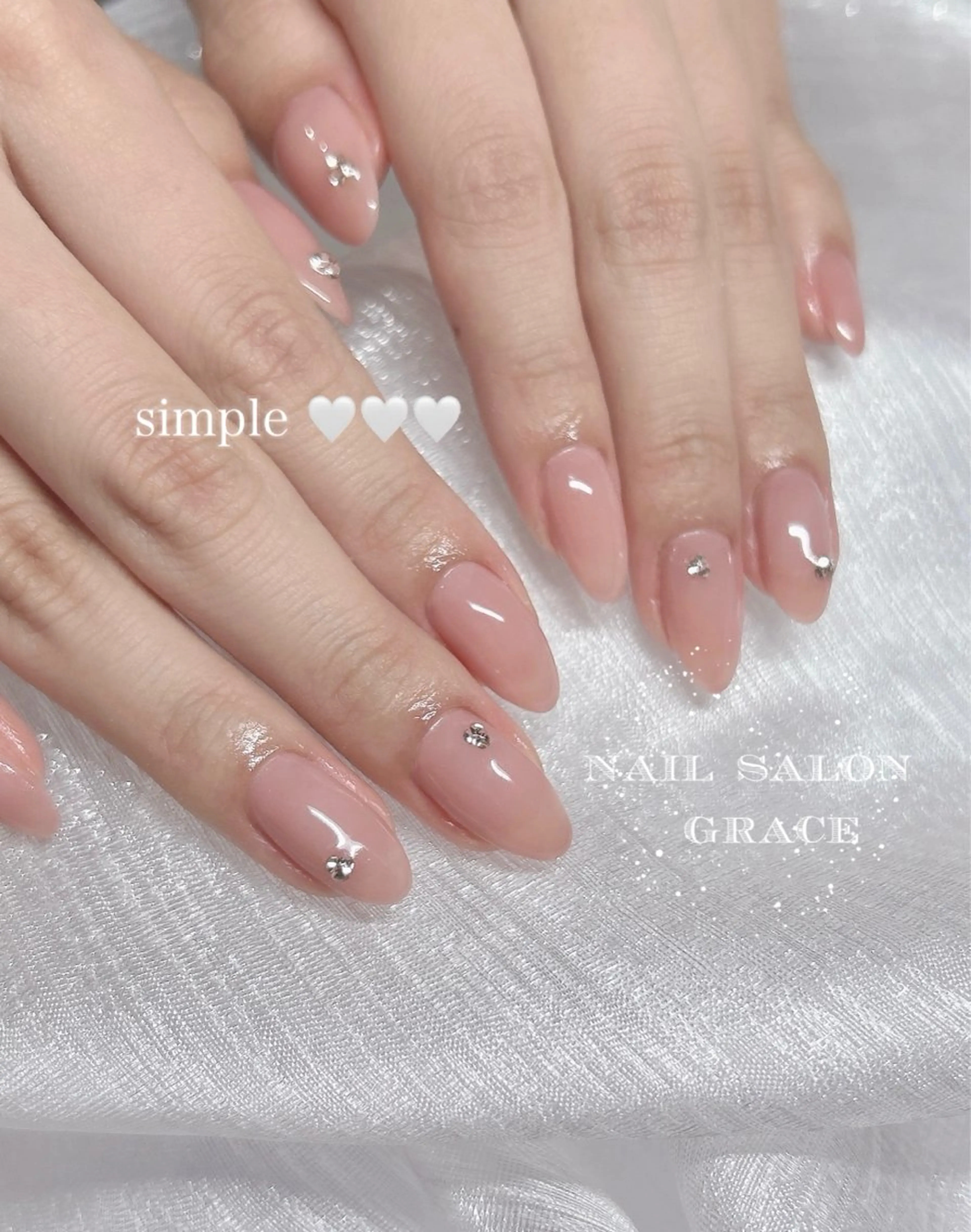 ネイル シンプルネイル ハンドネイル nailsalon GRACE所属・GRACE nailのネイルデザイン
