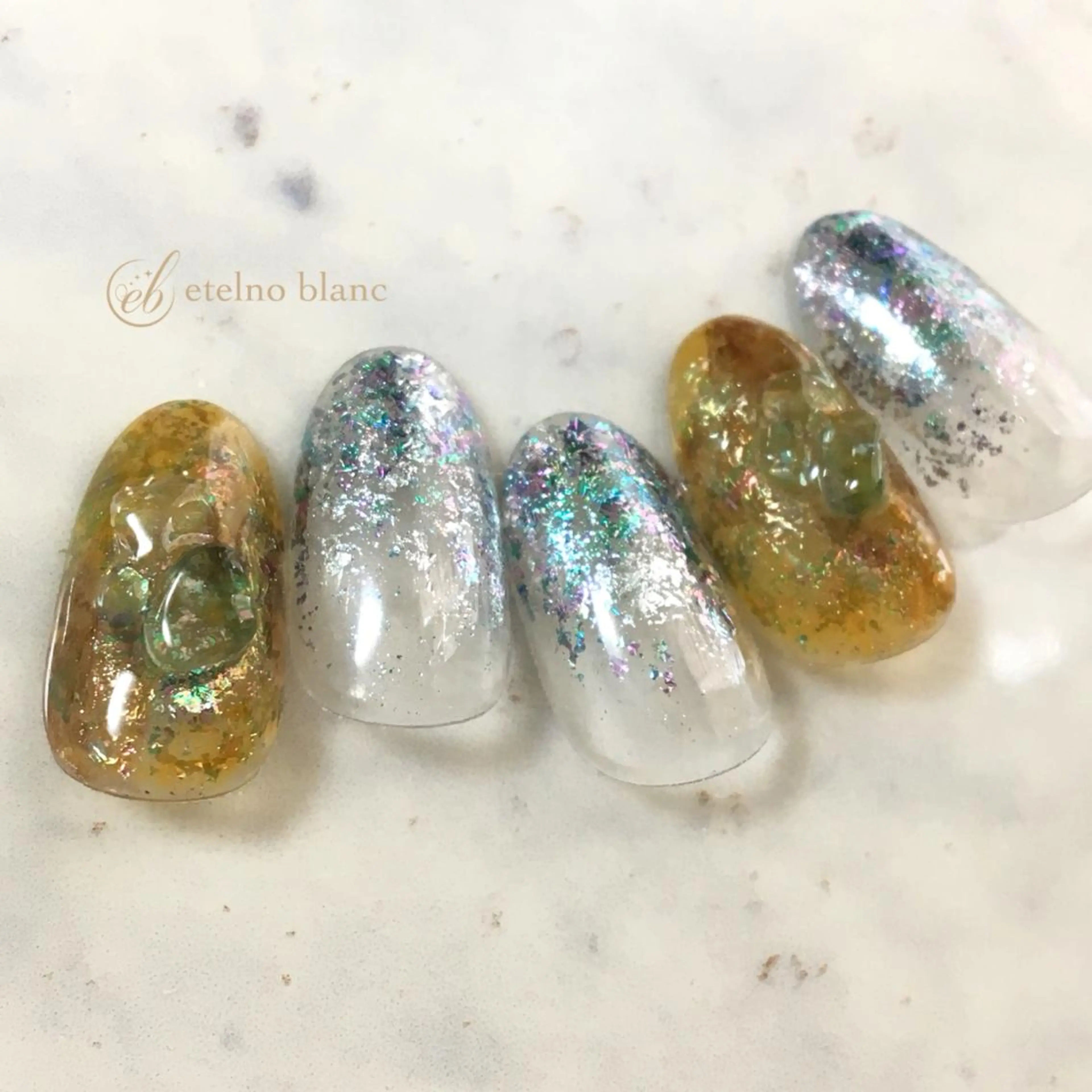 ネイル etelno blanc中目黒のネイルデザイン
