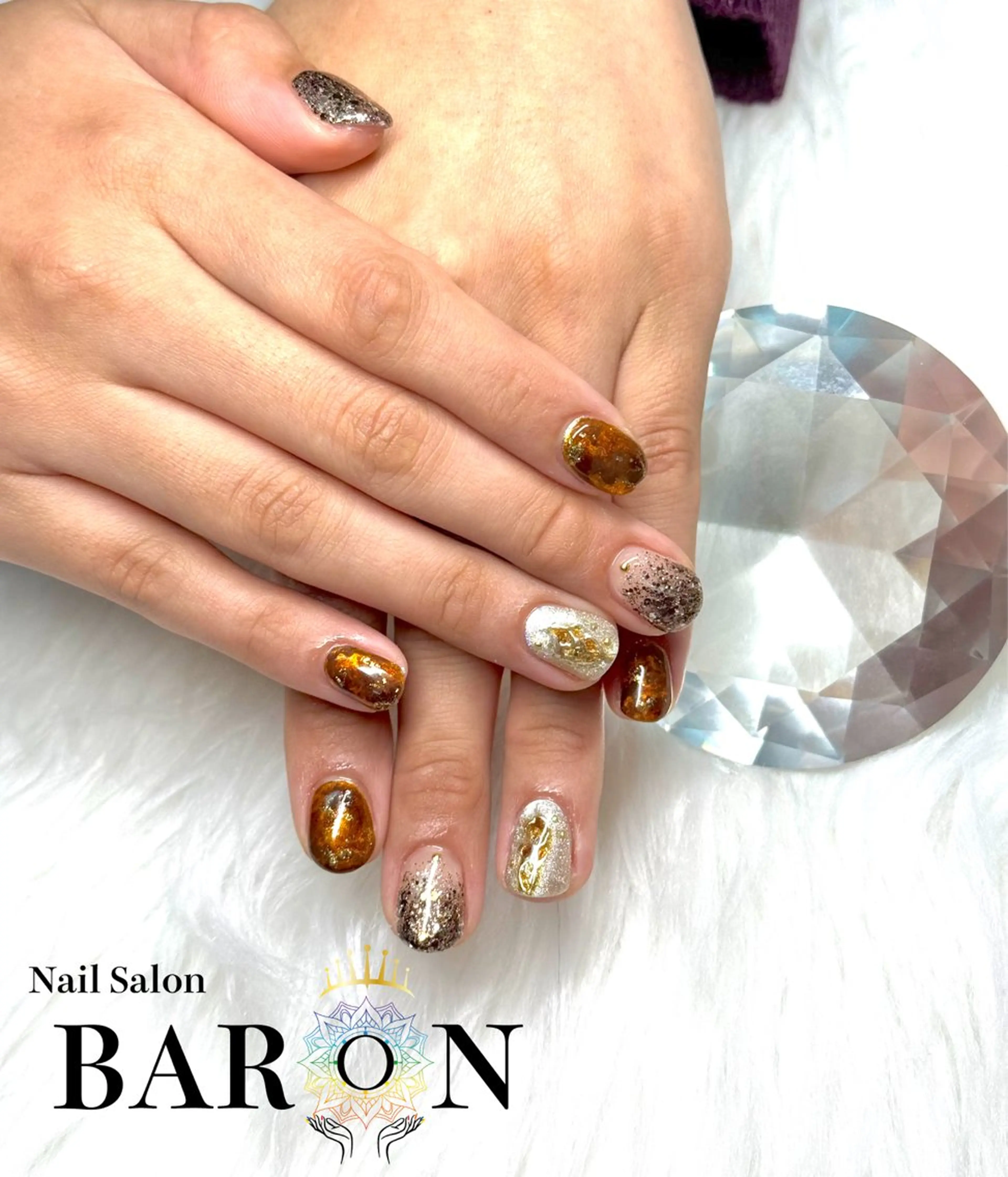 ネイル ハンドネイル BARON本厚木店 🐹RIN🐹のネイルデザイン