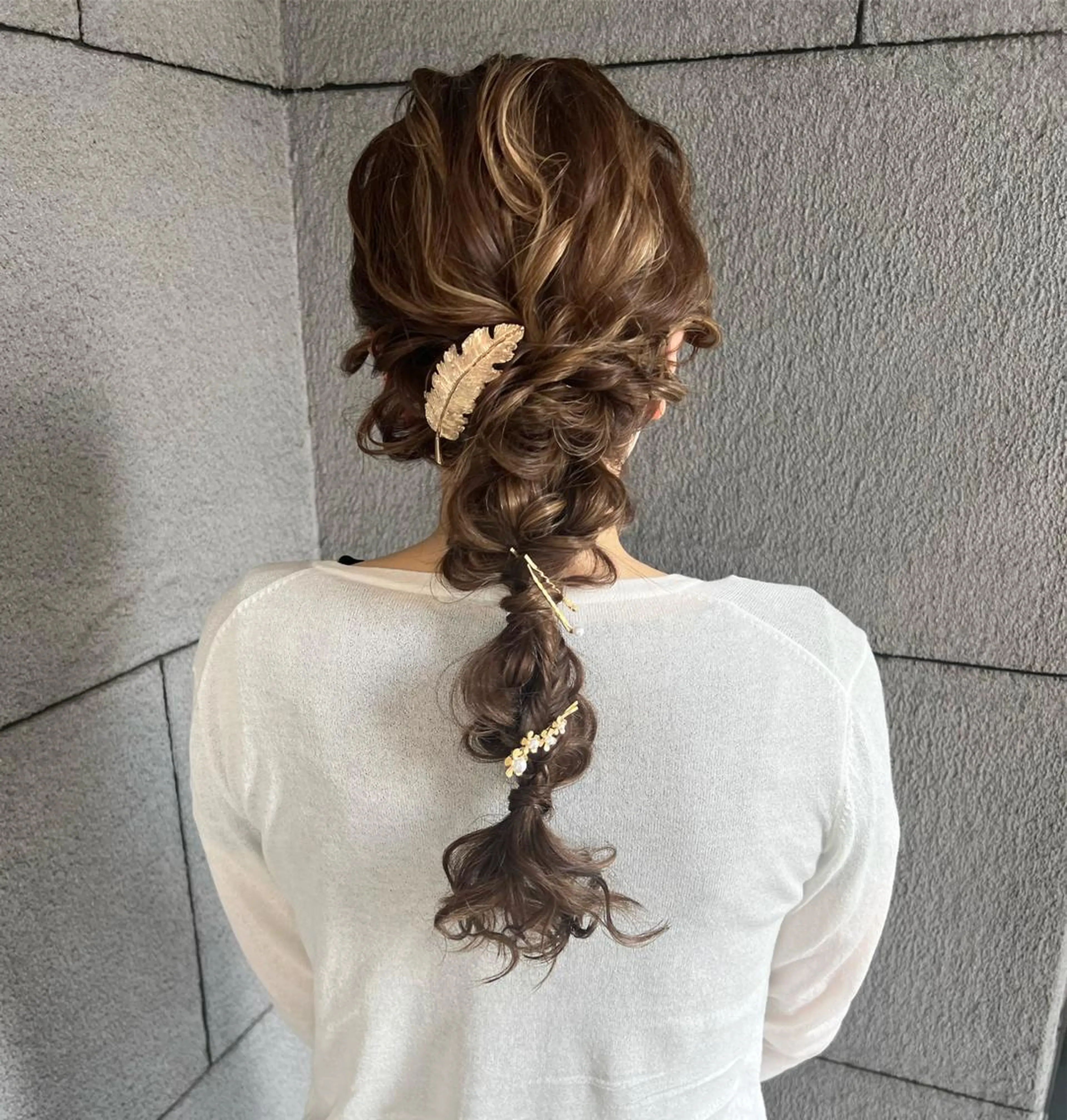 ロング ヘアアレンジ ロング ヘアセット Okano Mahoのヘアスタイル