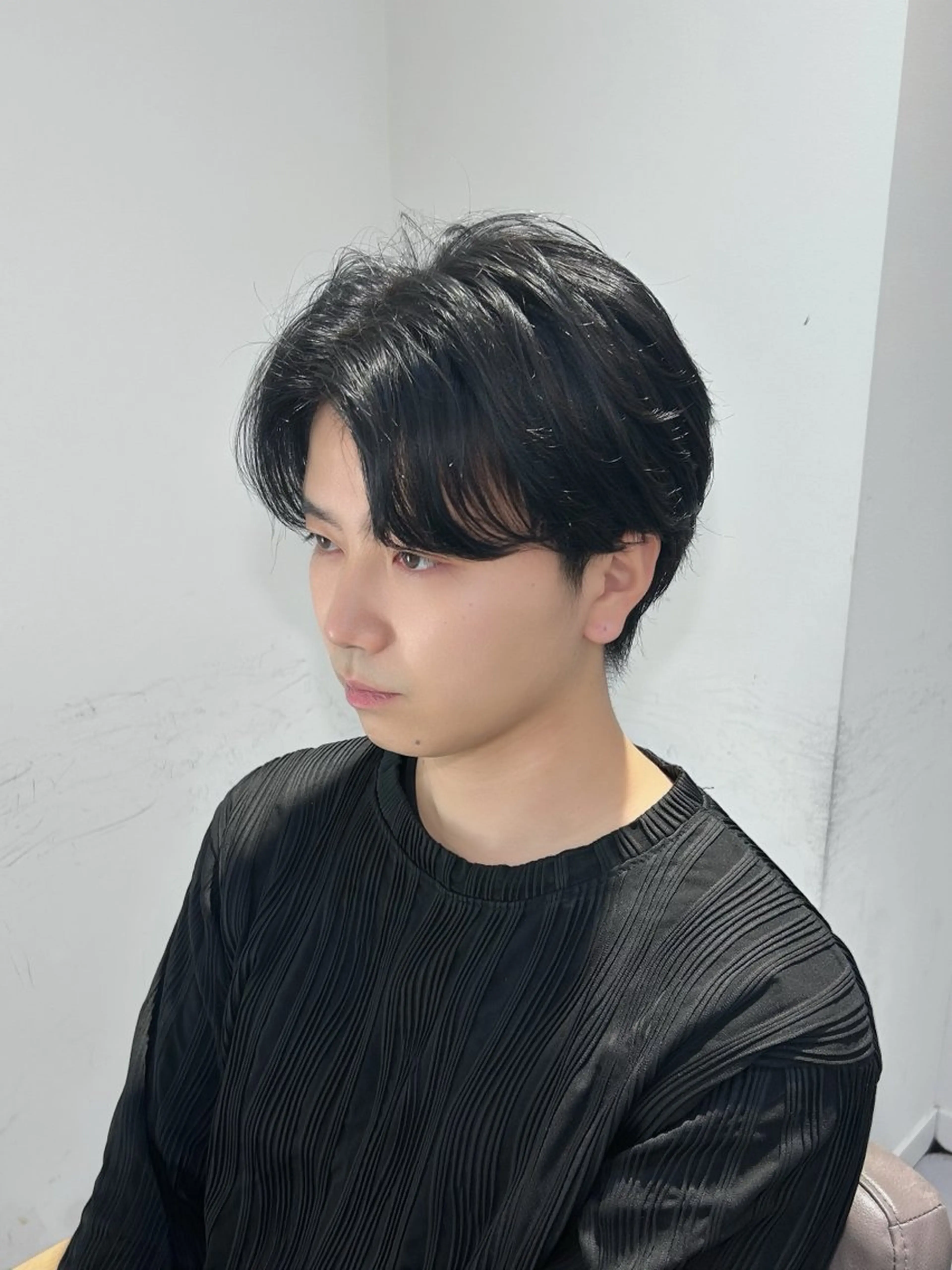 メンズ カット ウルフレイヤー🐺 ヒナ🩶のヘアスタイル