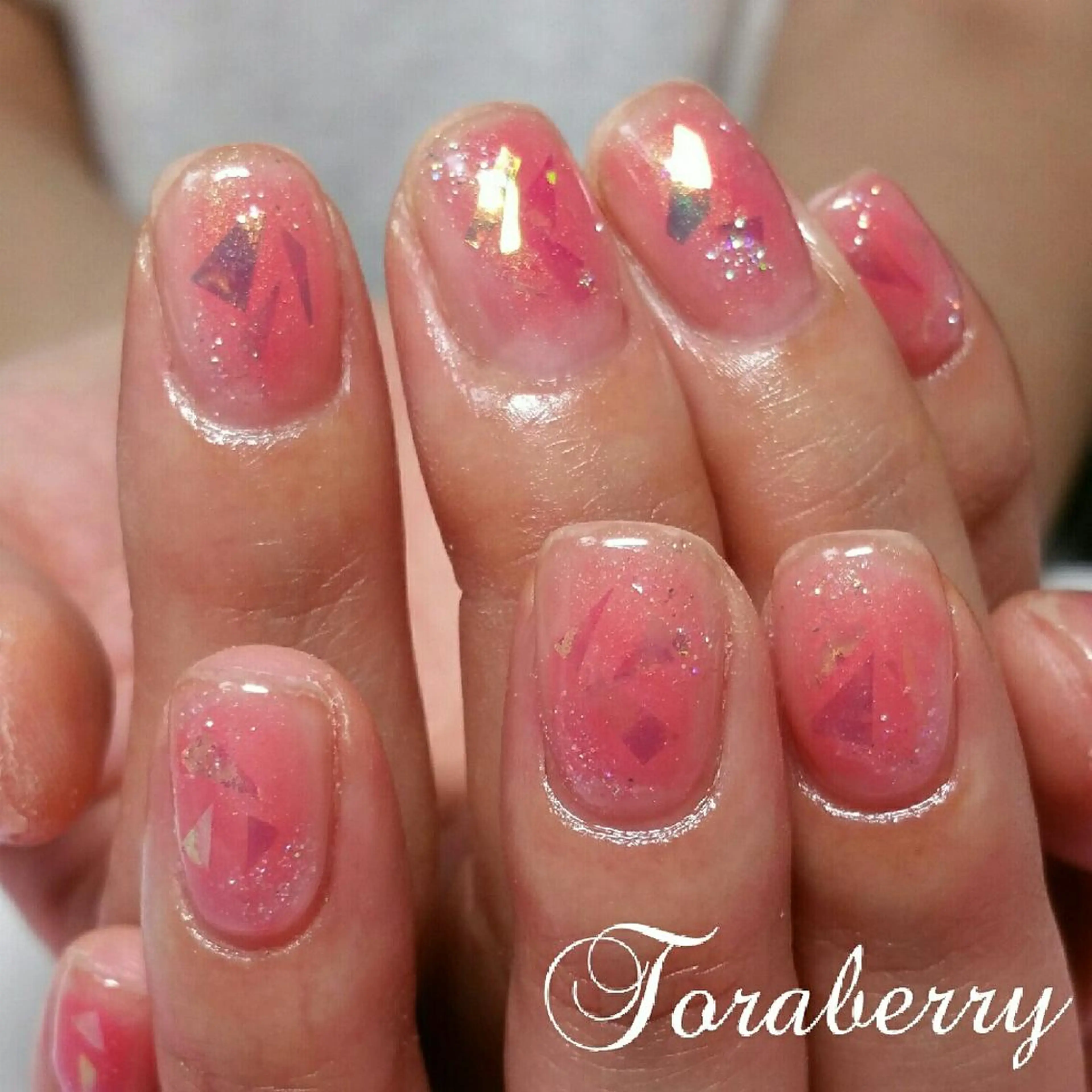 ネイル チークネイル ネイリスト なつみのネイルデザイン