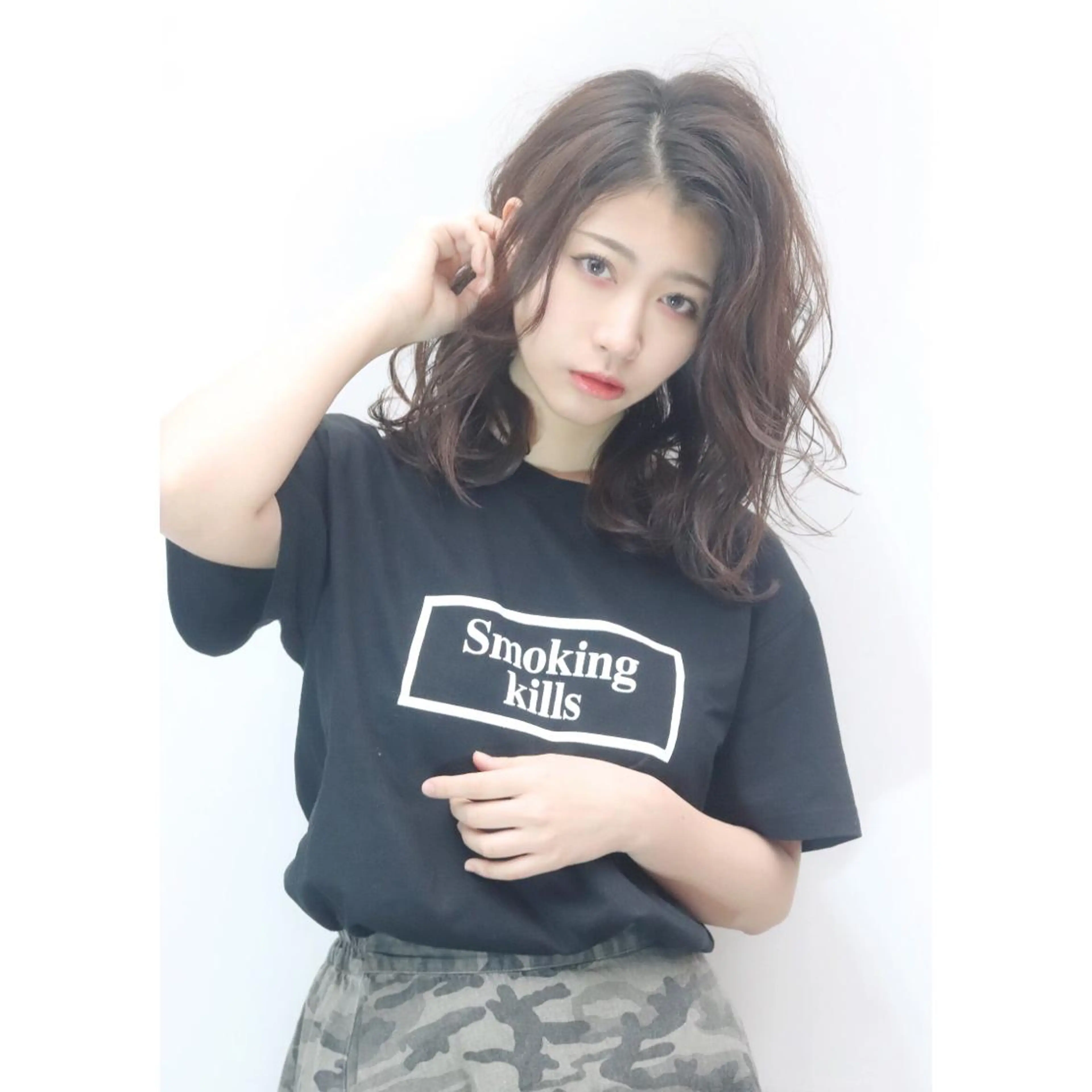 ミディアム カラー パーマ 🤲ヘッドスパ🤲 たにぐち✂️あつしのヘアスタイル