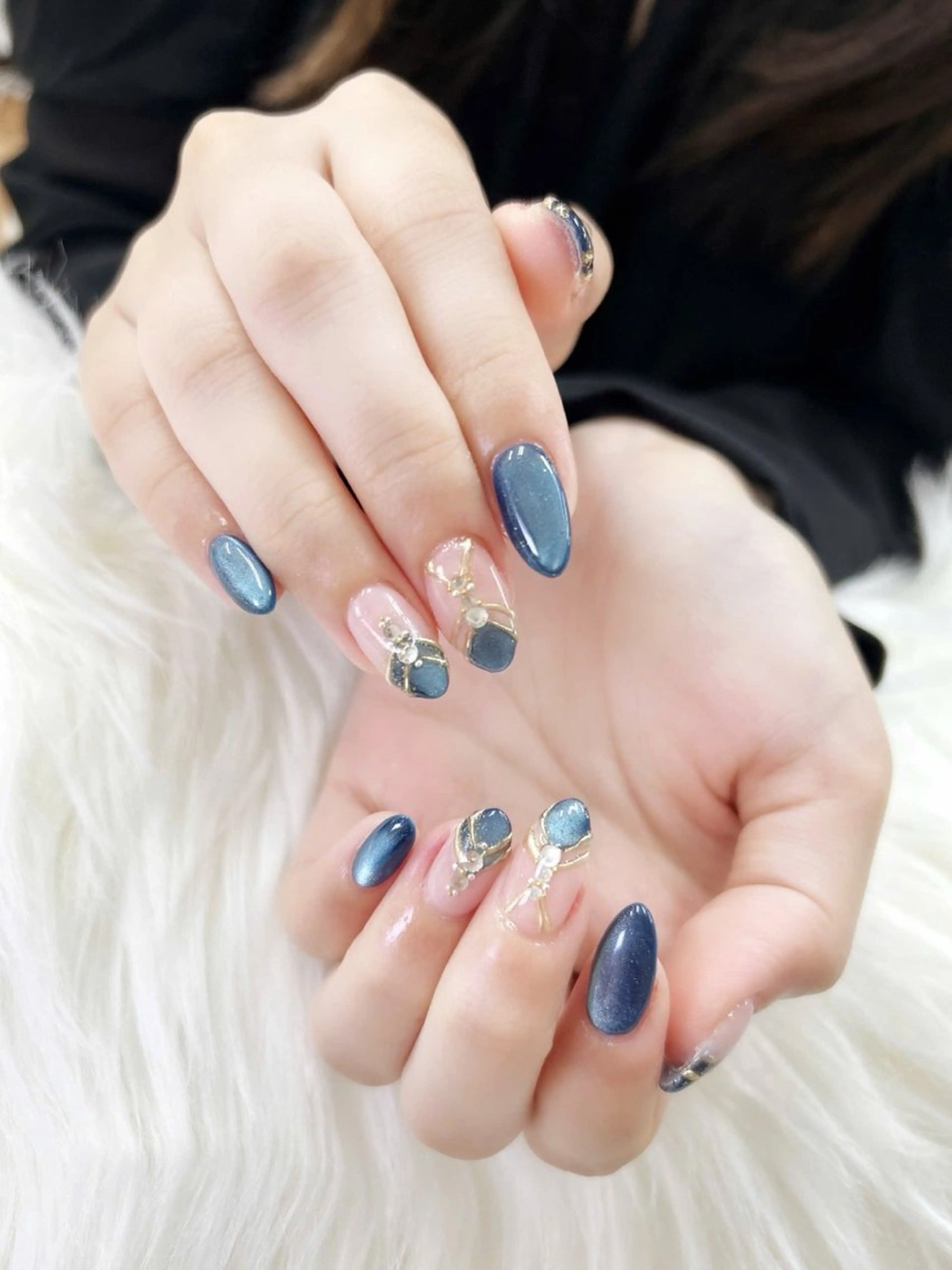 ネイル フットネイル フレンチネイル 韓国ネイル マグネットネイル ニュアンスネイル ハンドネイル ハンドケア Hara Nailのネイルデザイン