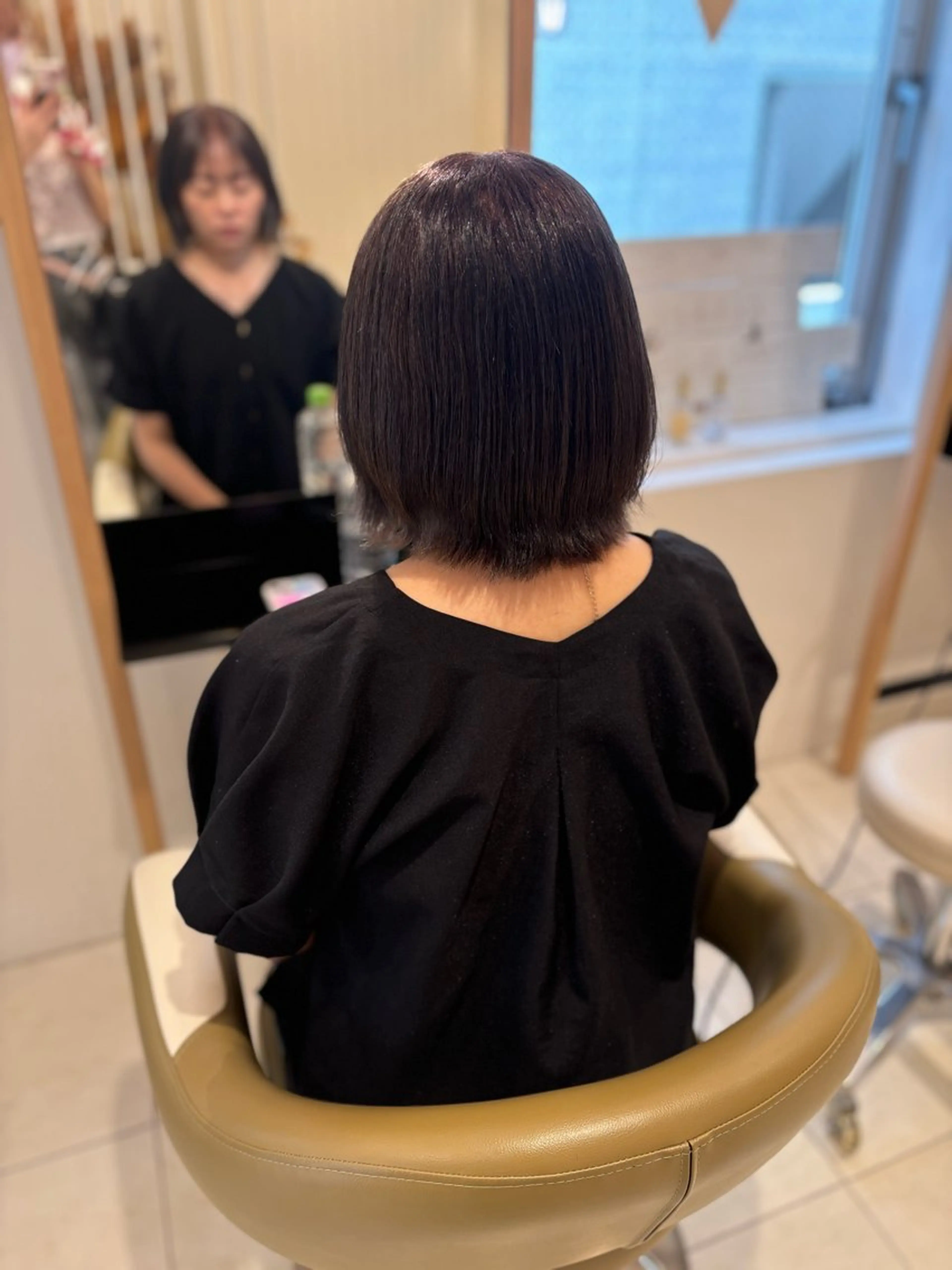 ミディアム 艶髪🫧‪🎀 岡由紀乃のヘアスタイル