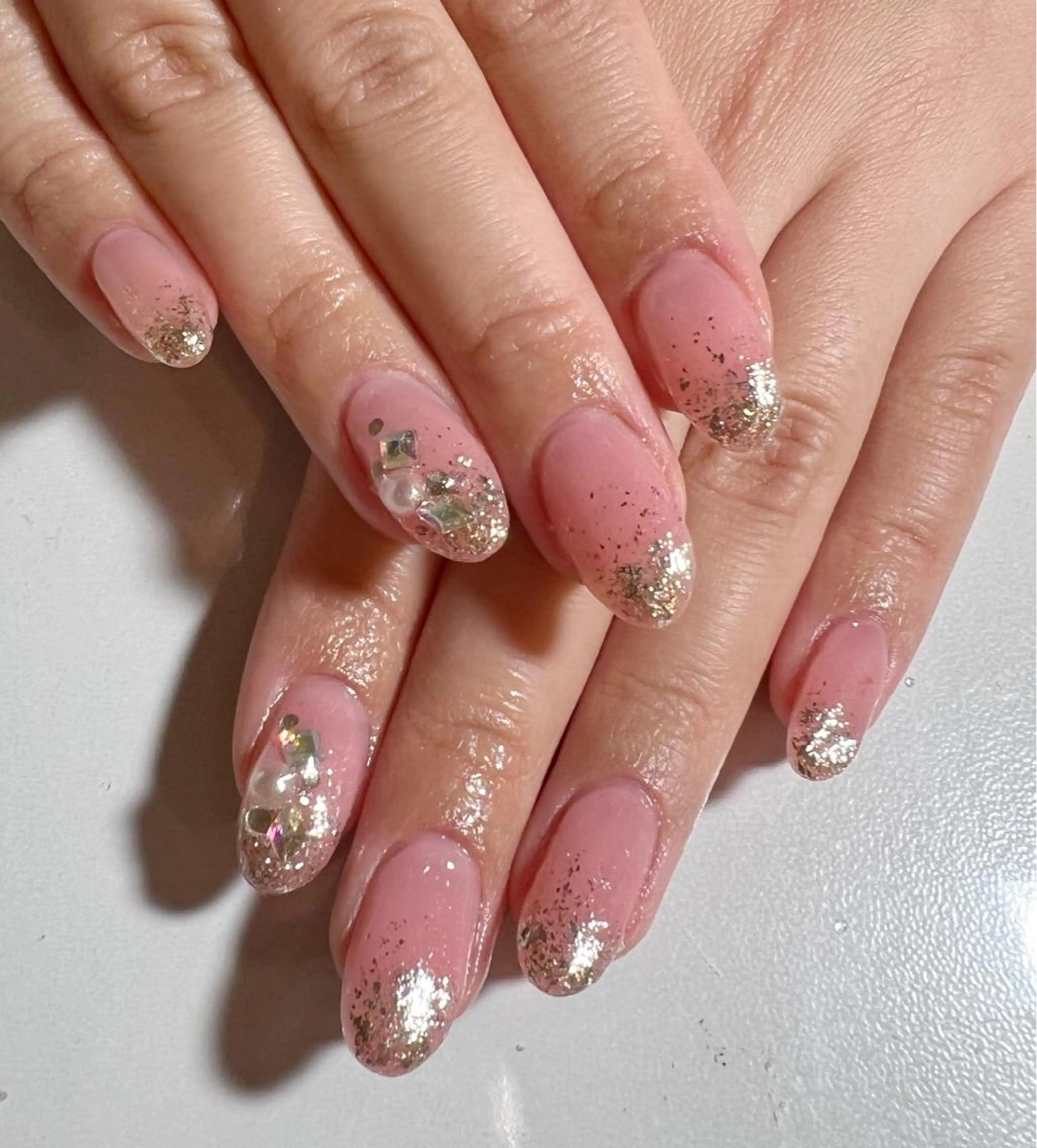 ネイル ピンク ハンドネイル private salon mieのネイルデザイン