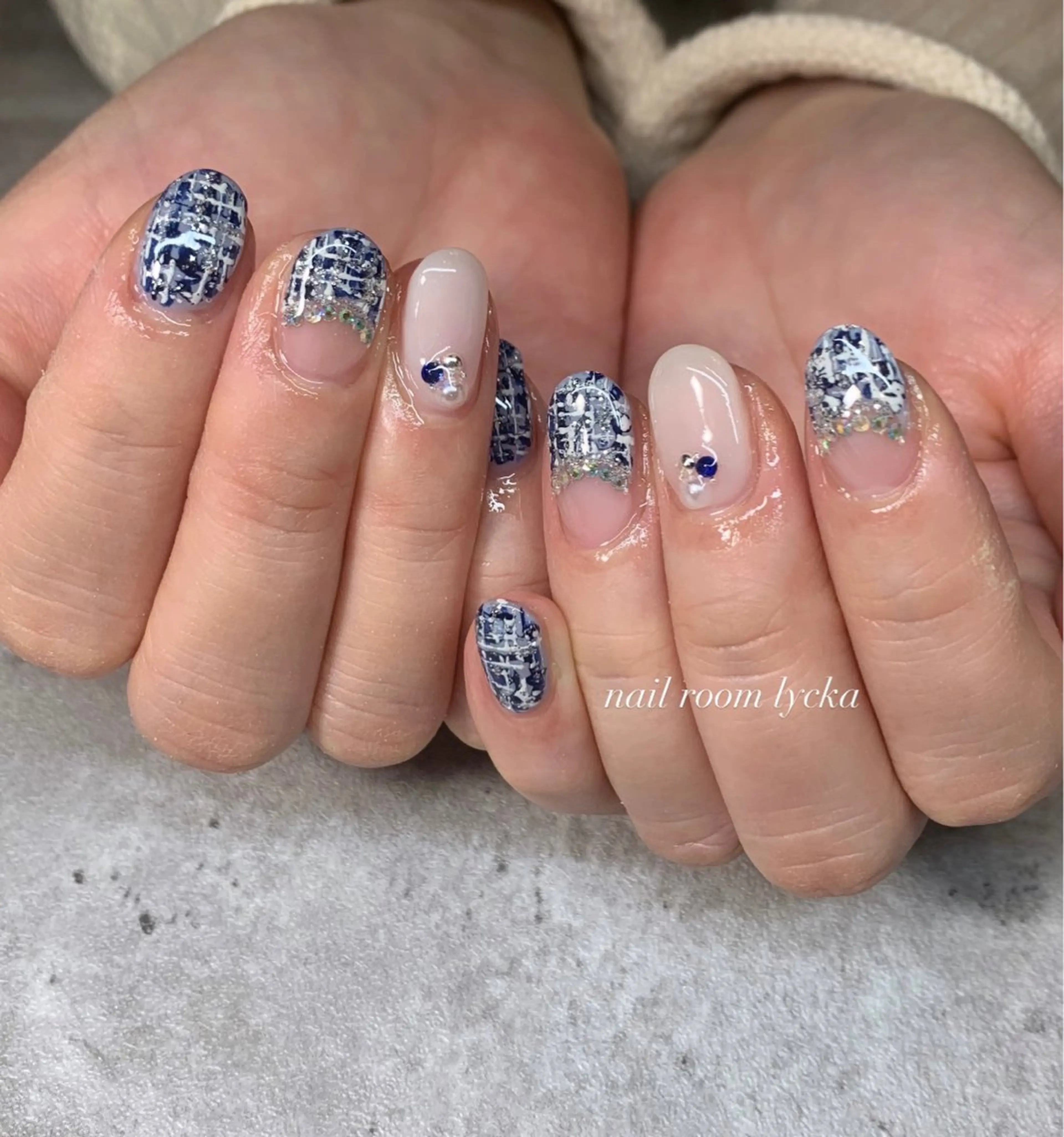 ネイル ﾈｲﾙﾙｰﾑﾘｯｶ 𝐦𝐚𝐲𝐮のネイルデザイン