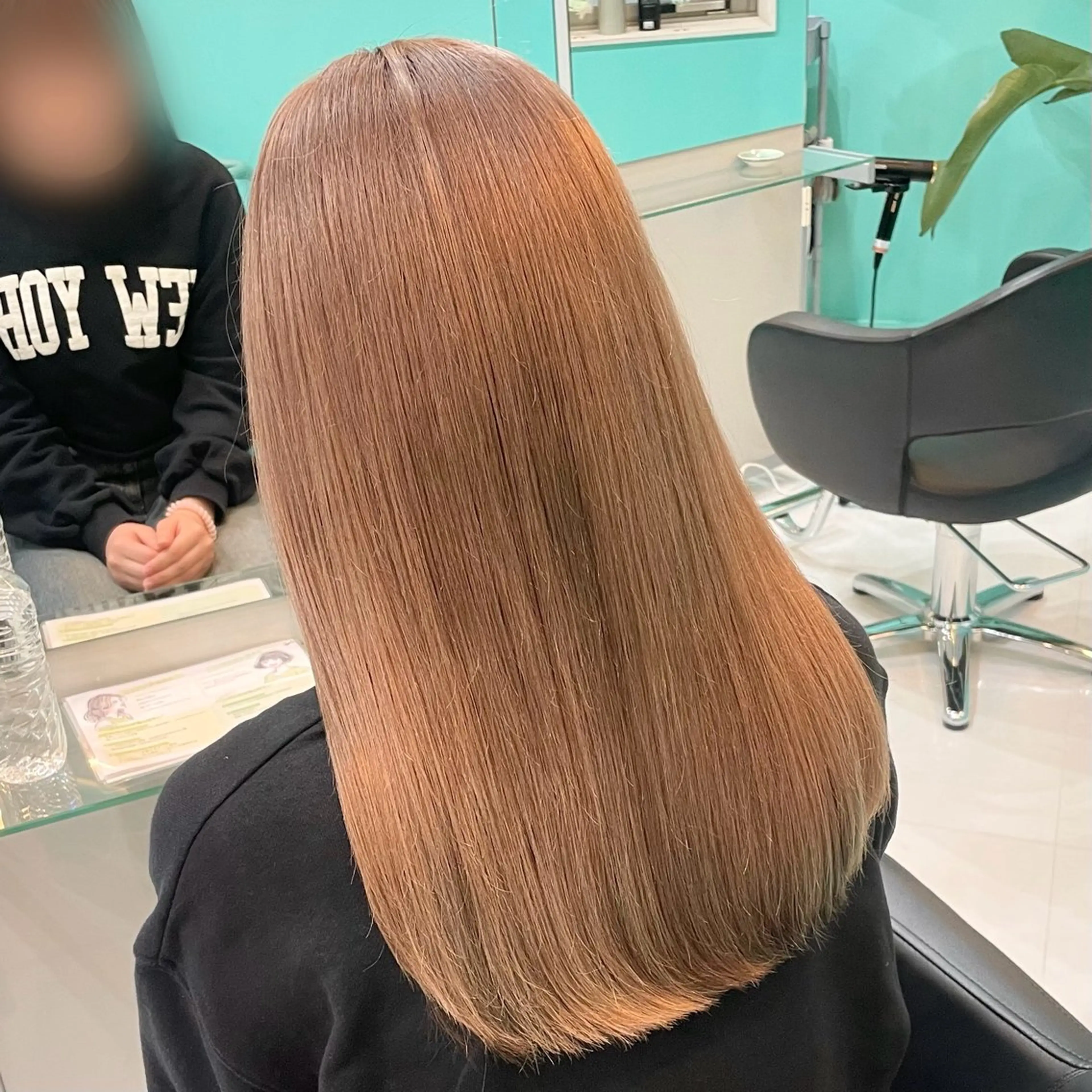 ロング カラー ピンクカラー 艶/透明感 🫧カラーのヘアスタイル
