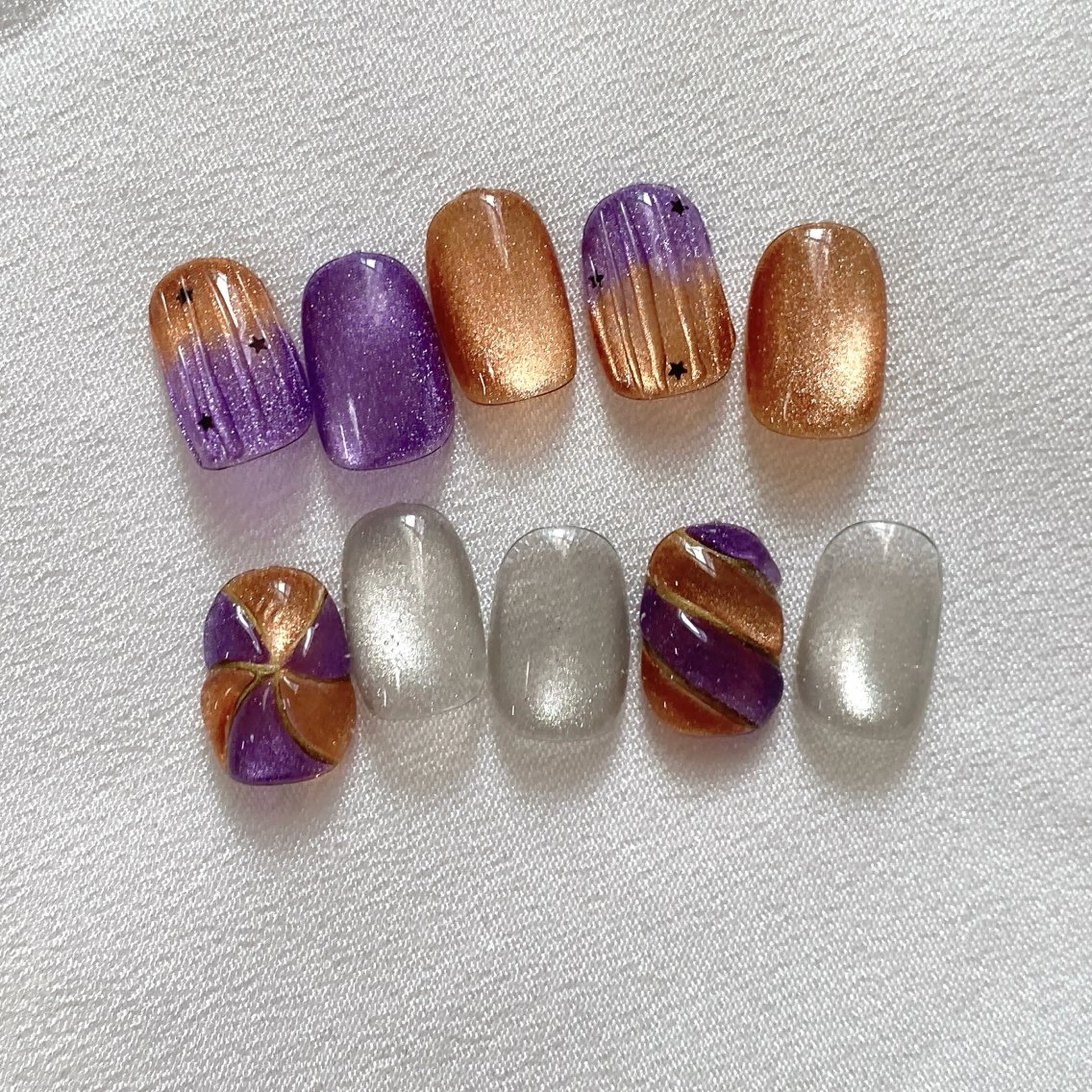 ネイル ハロウィン ハンドネイル salon JUNOのネイルデザイン