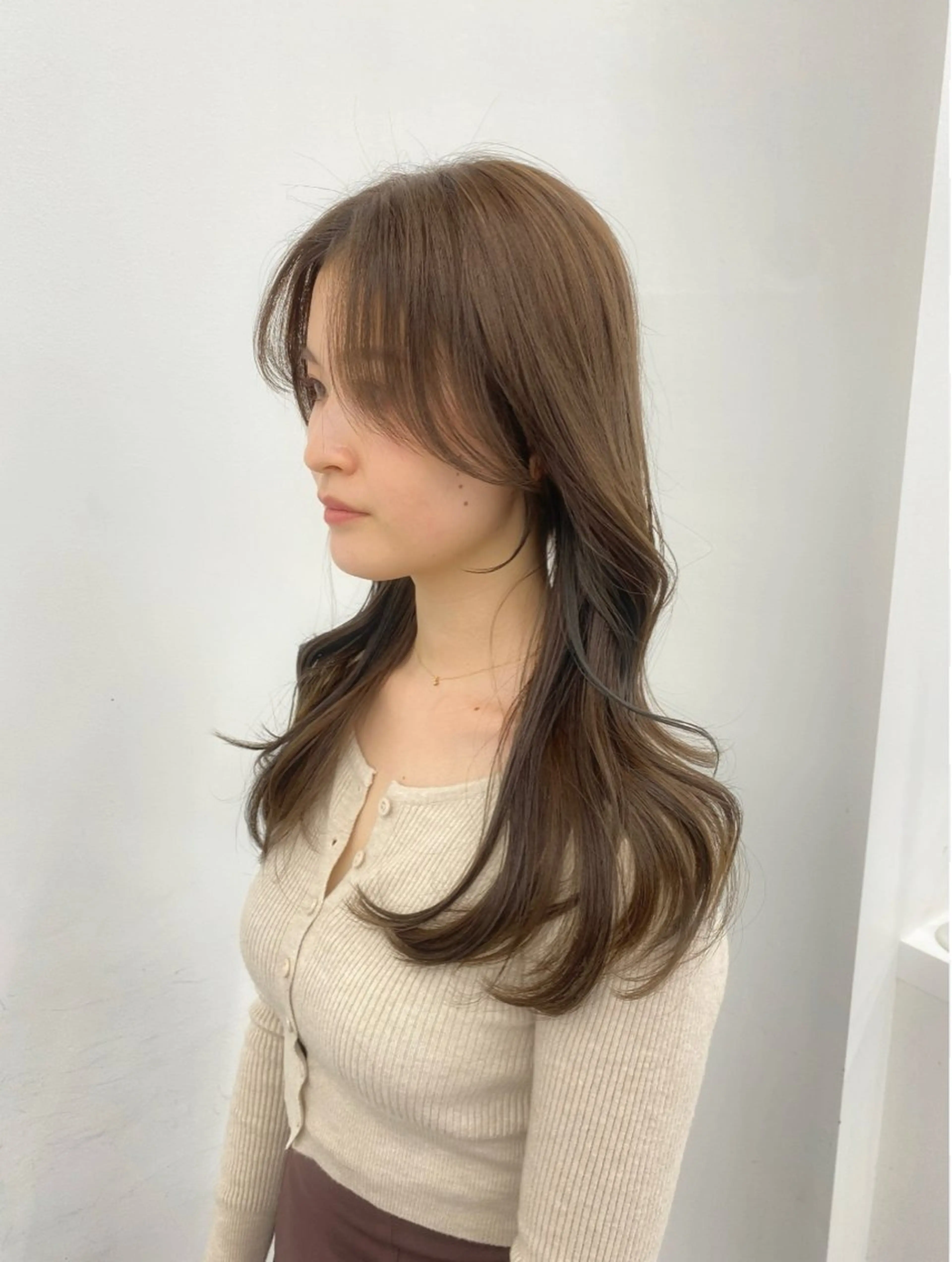 ロング カラー カット パーマ トリートメント 🔷似合わせメンズ カットKUMA🔷のヘアスタイル