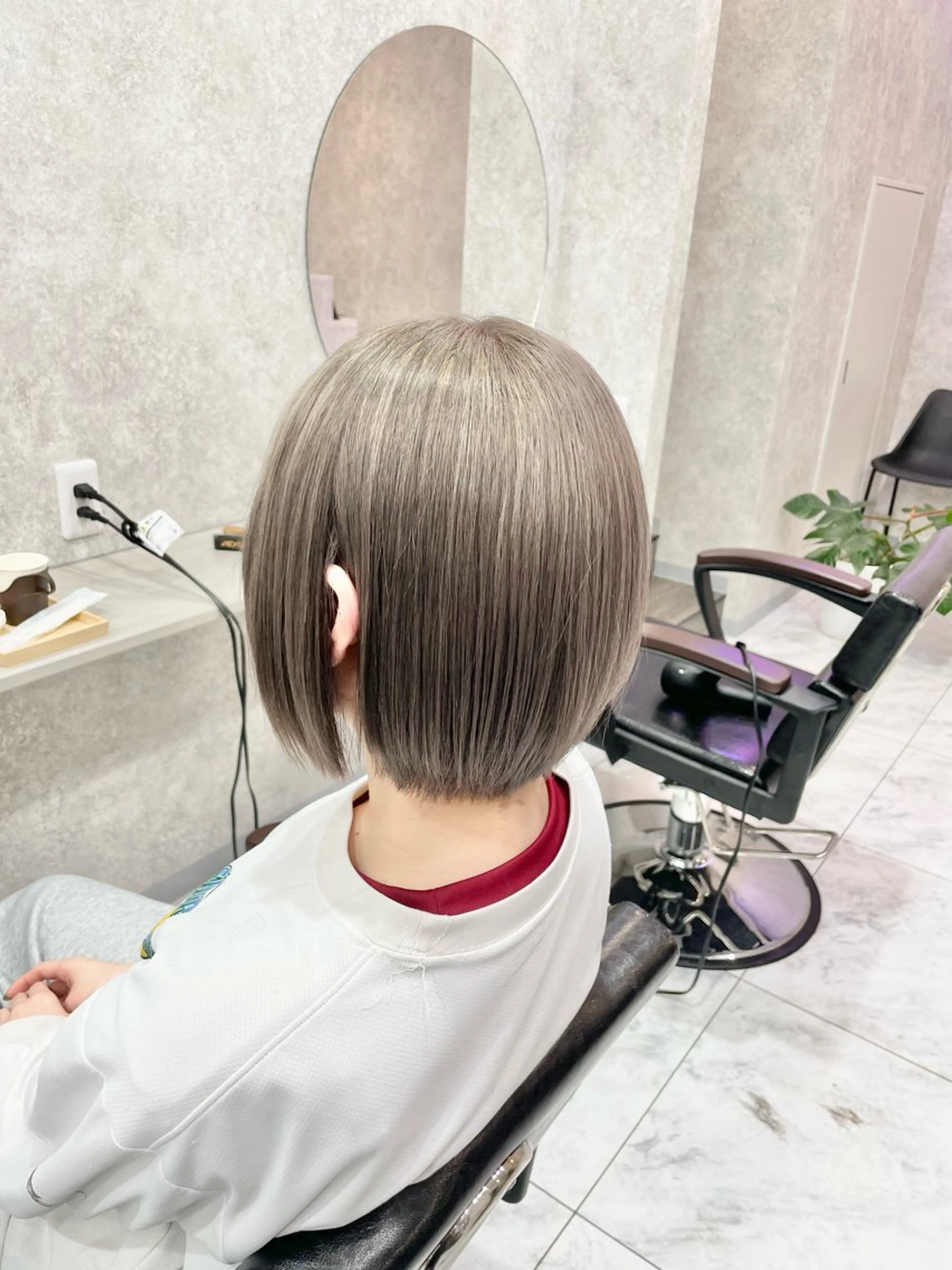 ショート 🦋ハイトーン🦋 石山 希理🦋のヘアスタイル